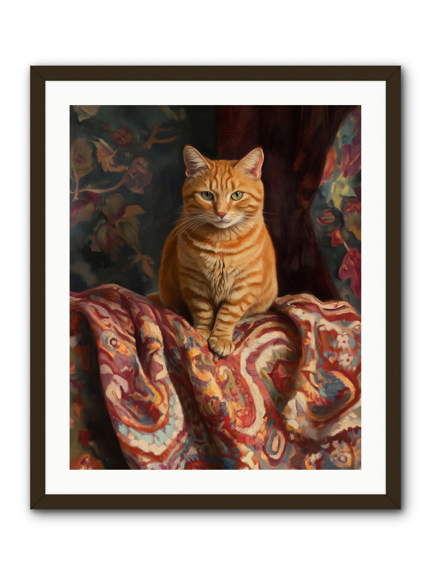 Tapestry Whisperer -- Framed Print - Black 24x30