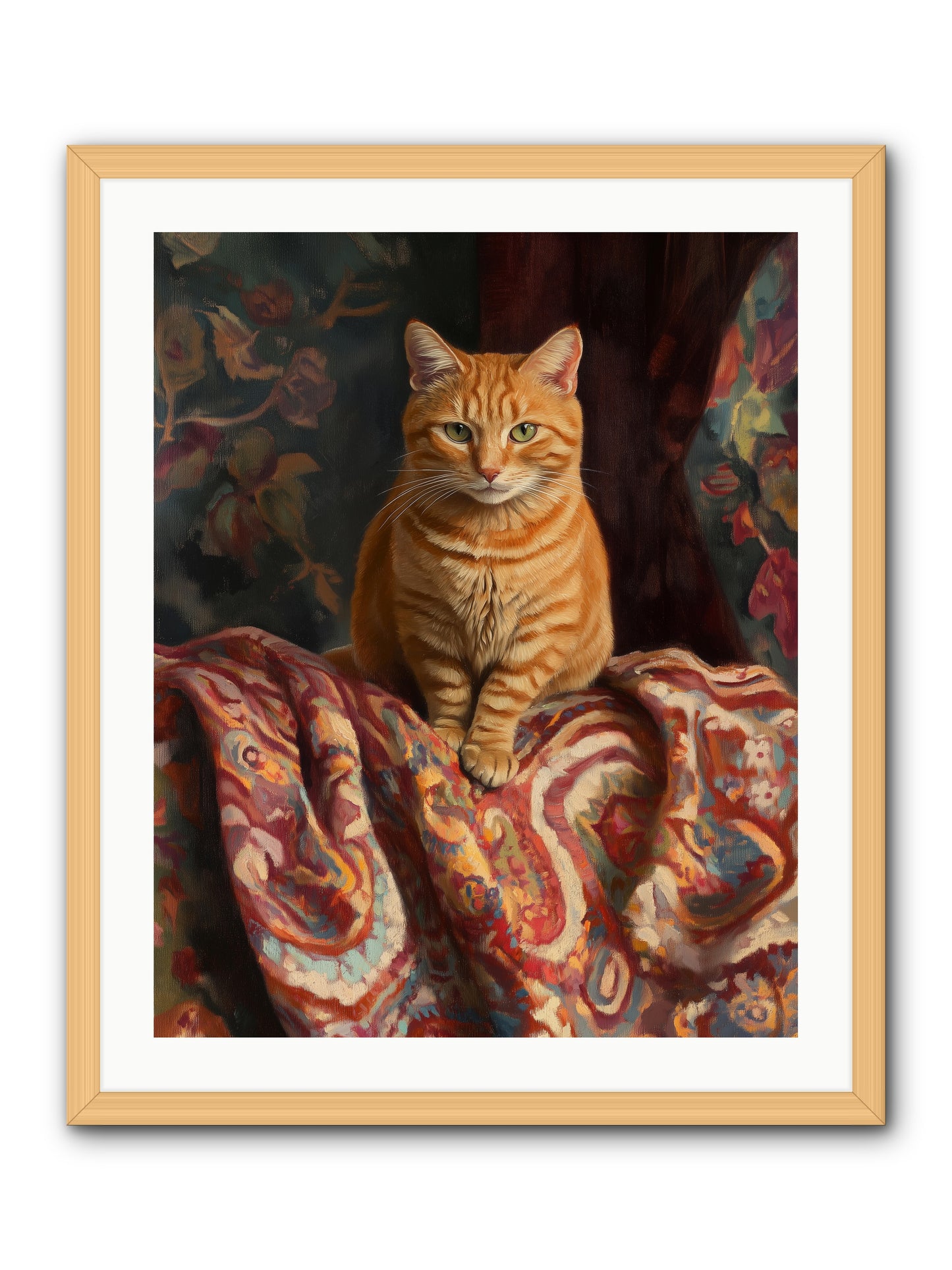Tapestry Whisperer -- Framed Print - Natural 24x30