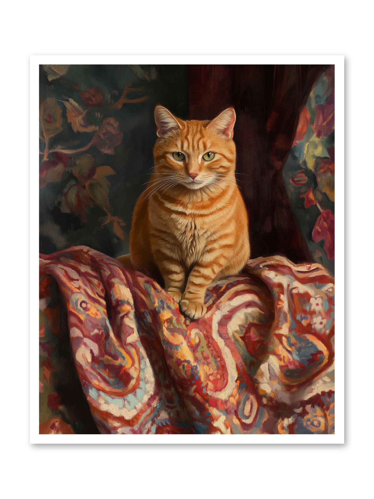 Tapestry Whisperer -- Loose Canvas Print 32x40