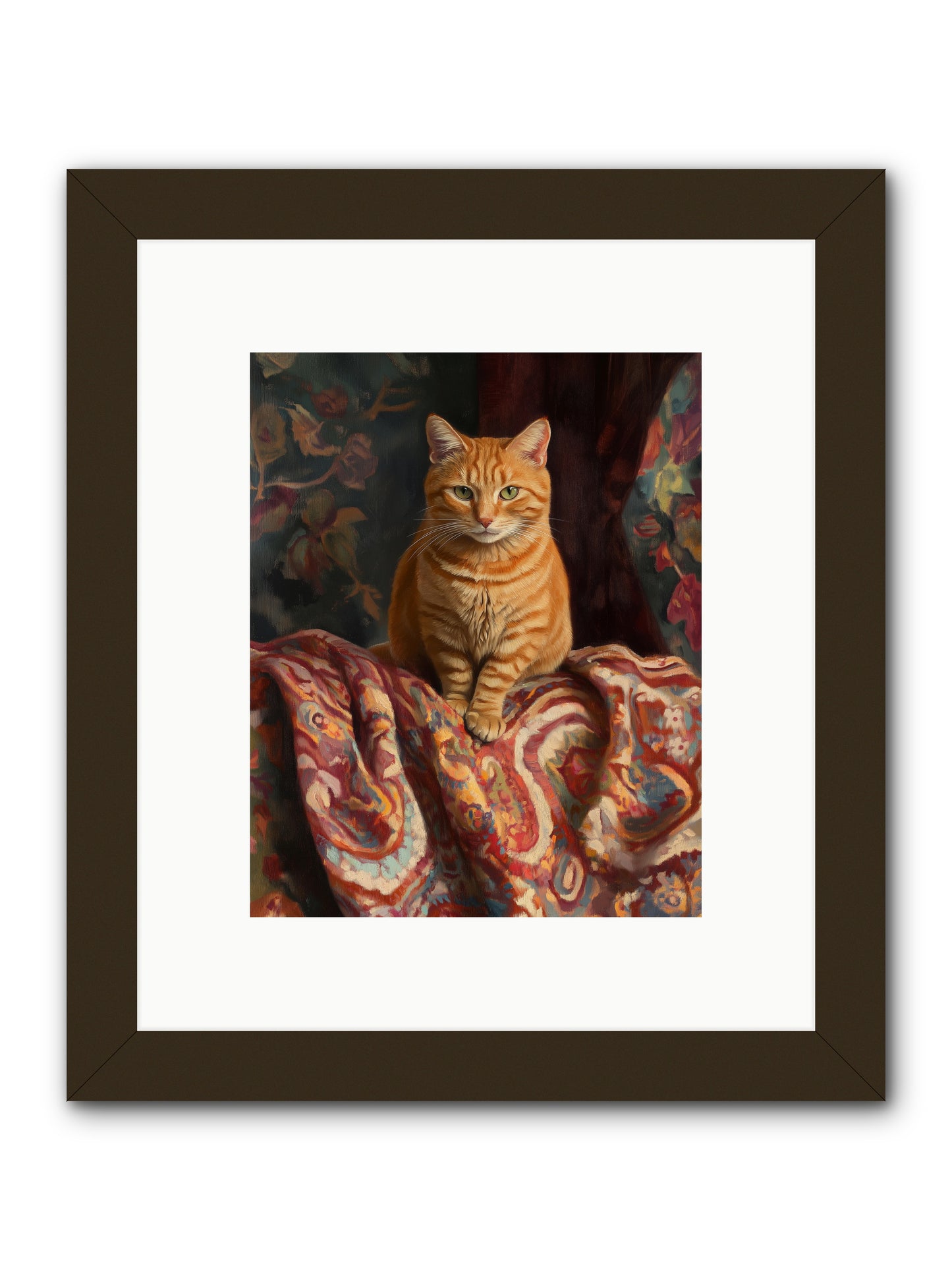 Tapestry Whisperer -- Framed Print - Black 8x10