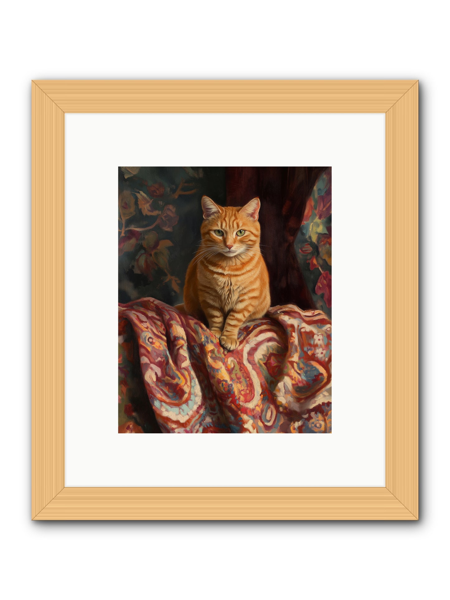 Tapestry Whisperer -- Framed Print - Natural 8x10