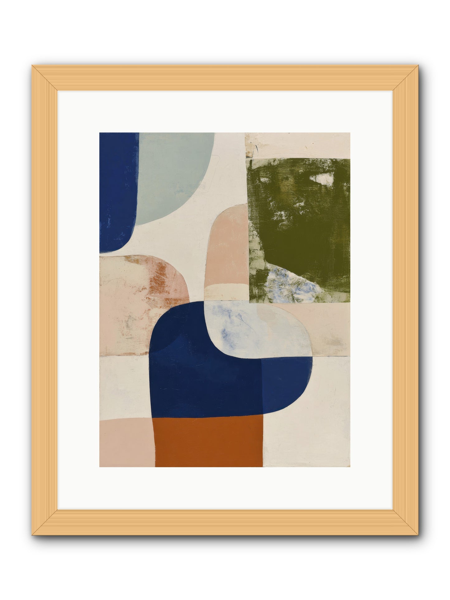 Tarnished Gale -- Framed Print - Natural 12x16