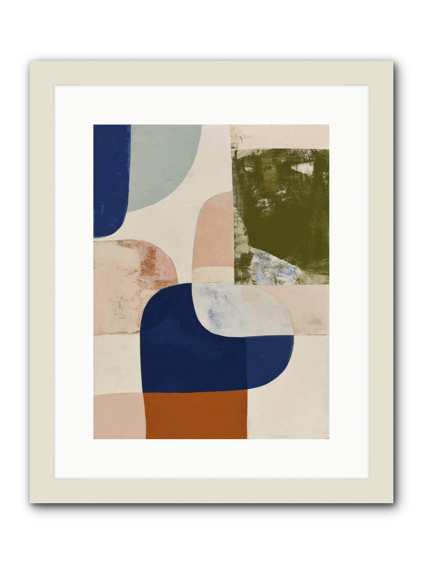 Tarnished Gale -- Framed Print - White 12x16
