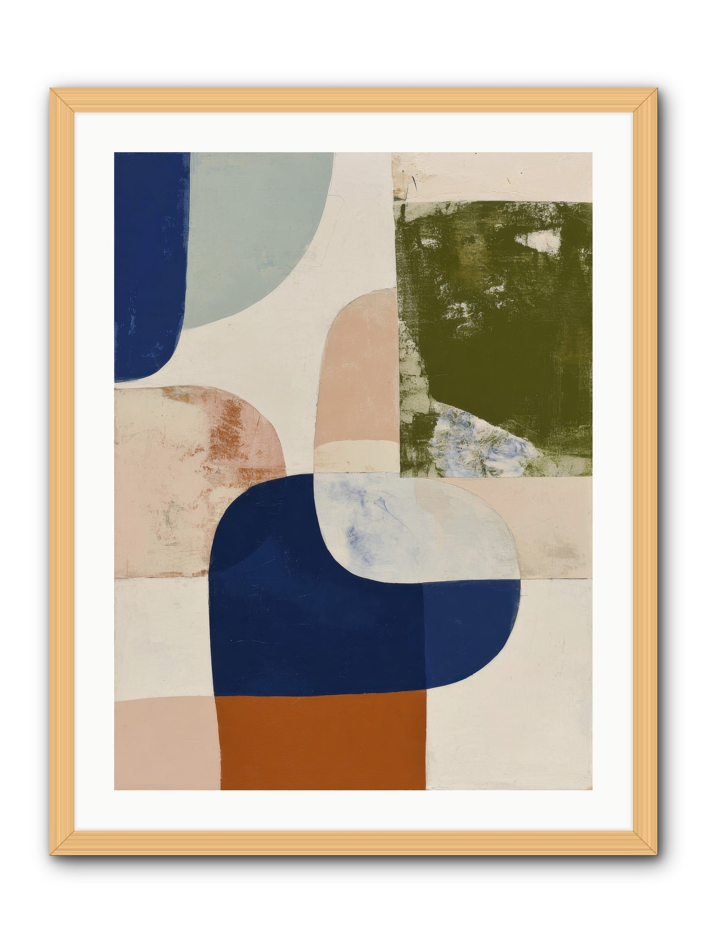 Tarnished Gale -- Framed Print - Natural 24x32