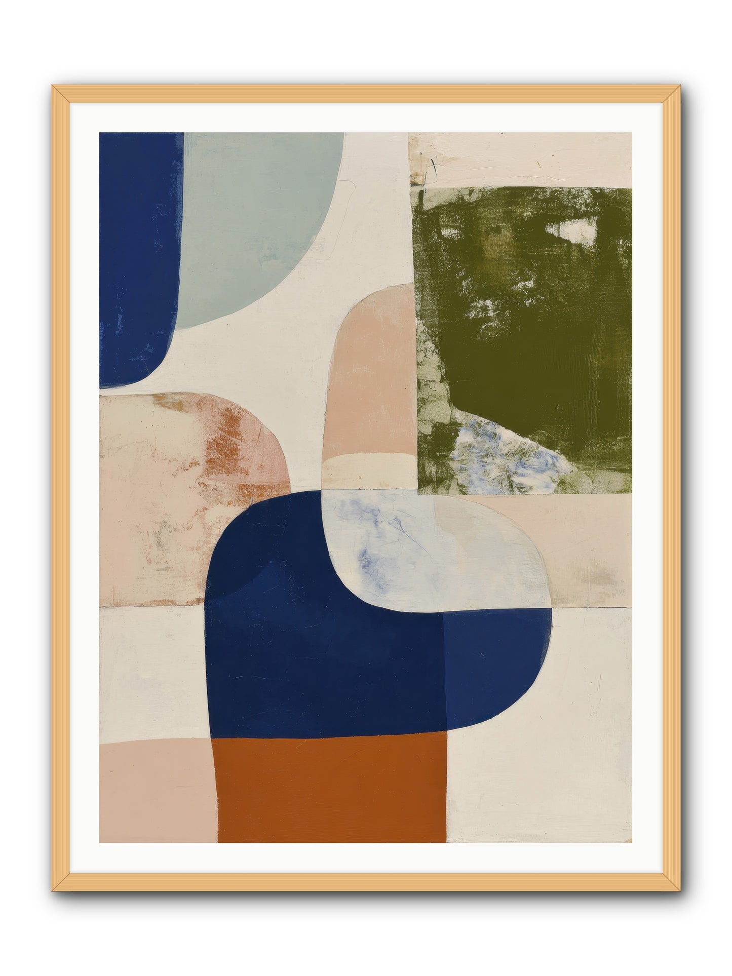 Tarnished Gale -- Framed Print - Natural 36x48