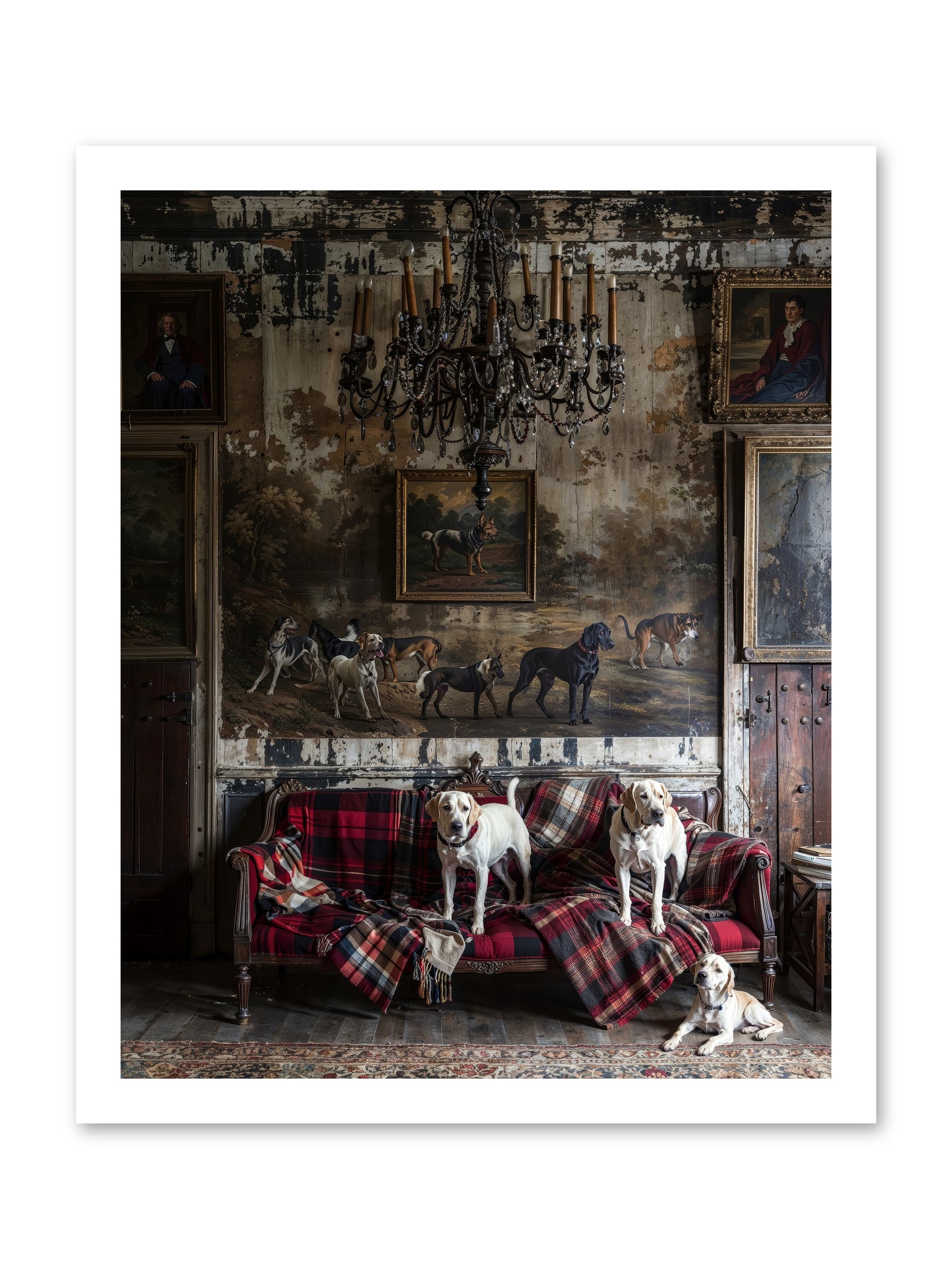Tartan Tails & Co. -- Paper Print 16x20