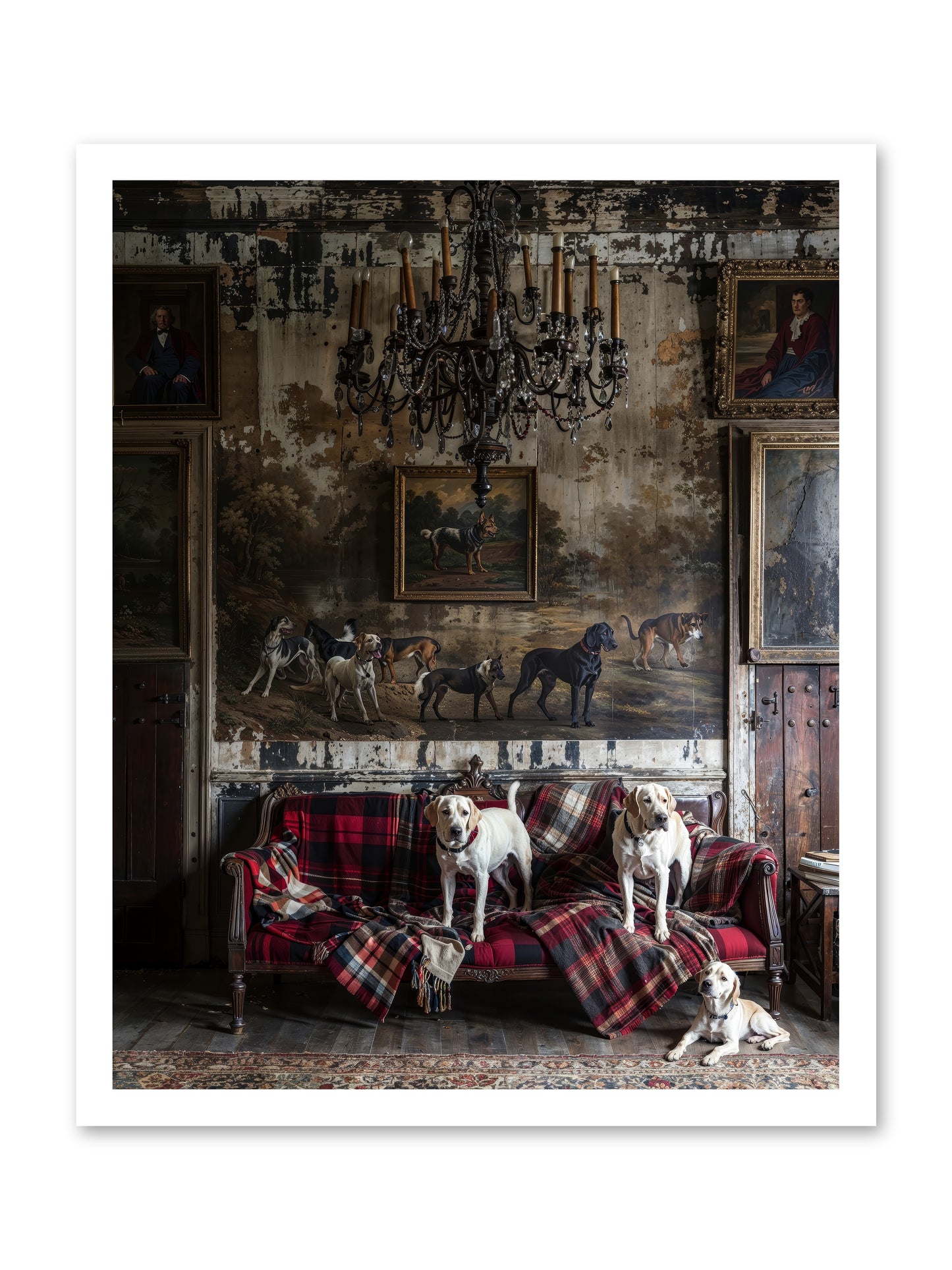 Tartan Tails & Co. -- Paper Print 20x25