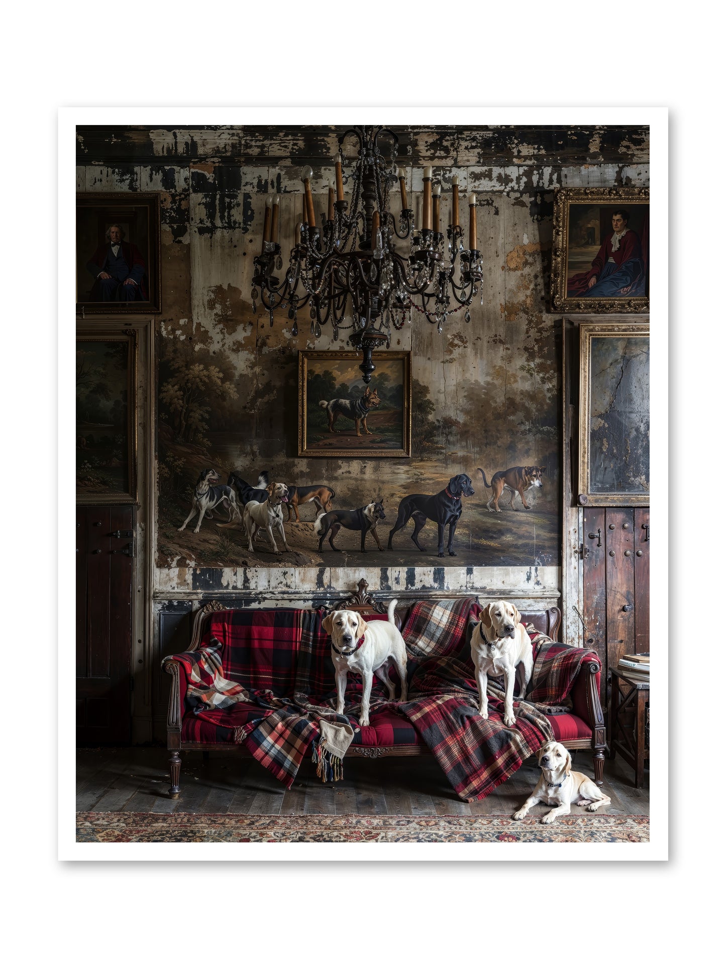 Tartan Tails & Co. -- Paper Print 32x40