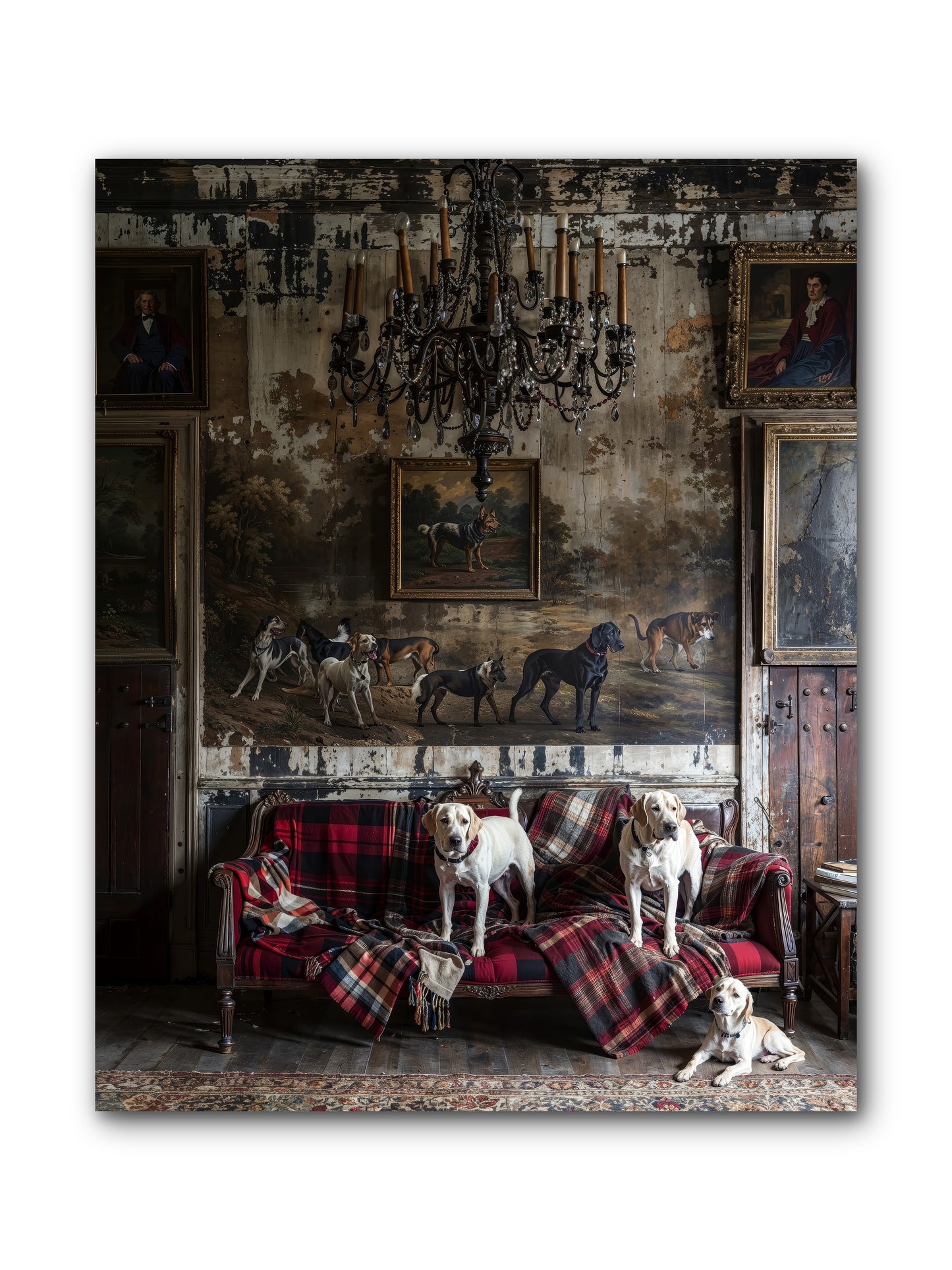 Tartan Tails & Co. -- Wrapped Canvas 8x10