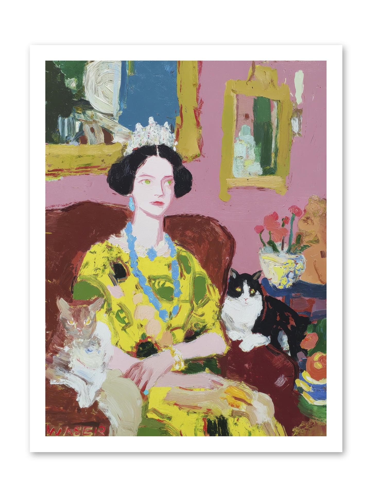 Tea Among Them -- Paper Print 18x24