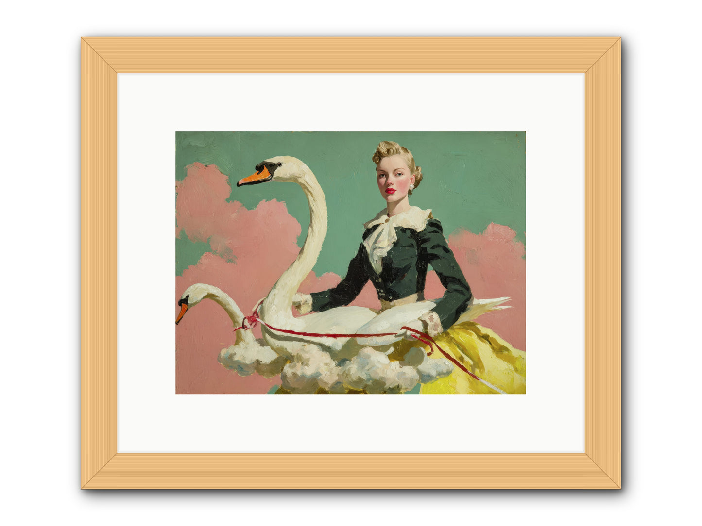 Tea Leaves at Telegraph House -- Framed Print - Natural 12x9