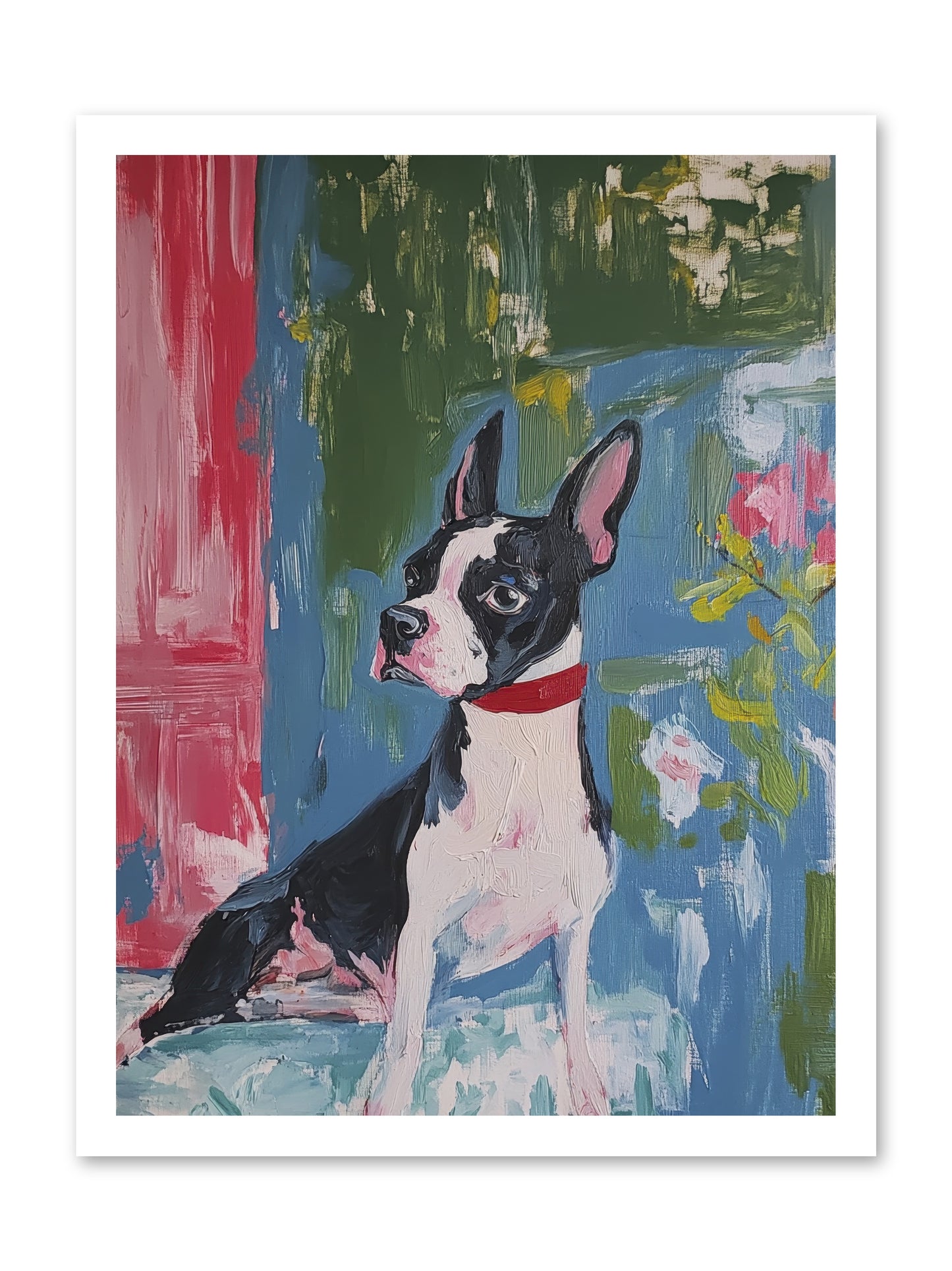 Tea Time Confidant -- Loose Canvas Print 18x24