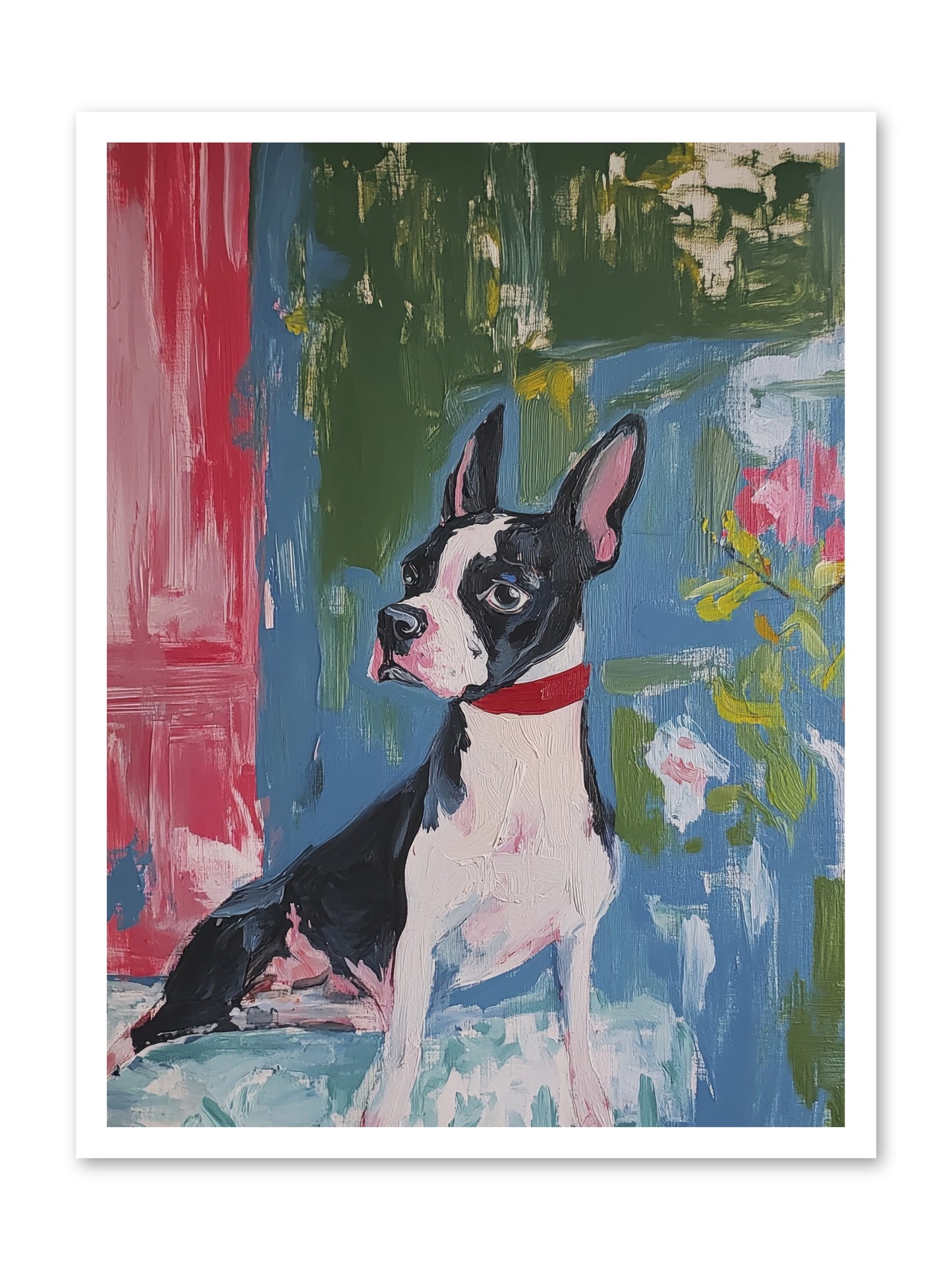 Tea Time Confidant -- Loose Canvas Print 24x32