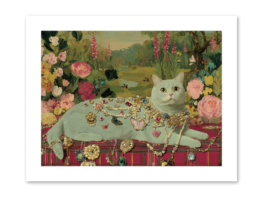 Tea and Tranquility -- Paper Print 12x9