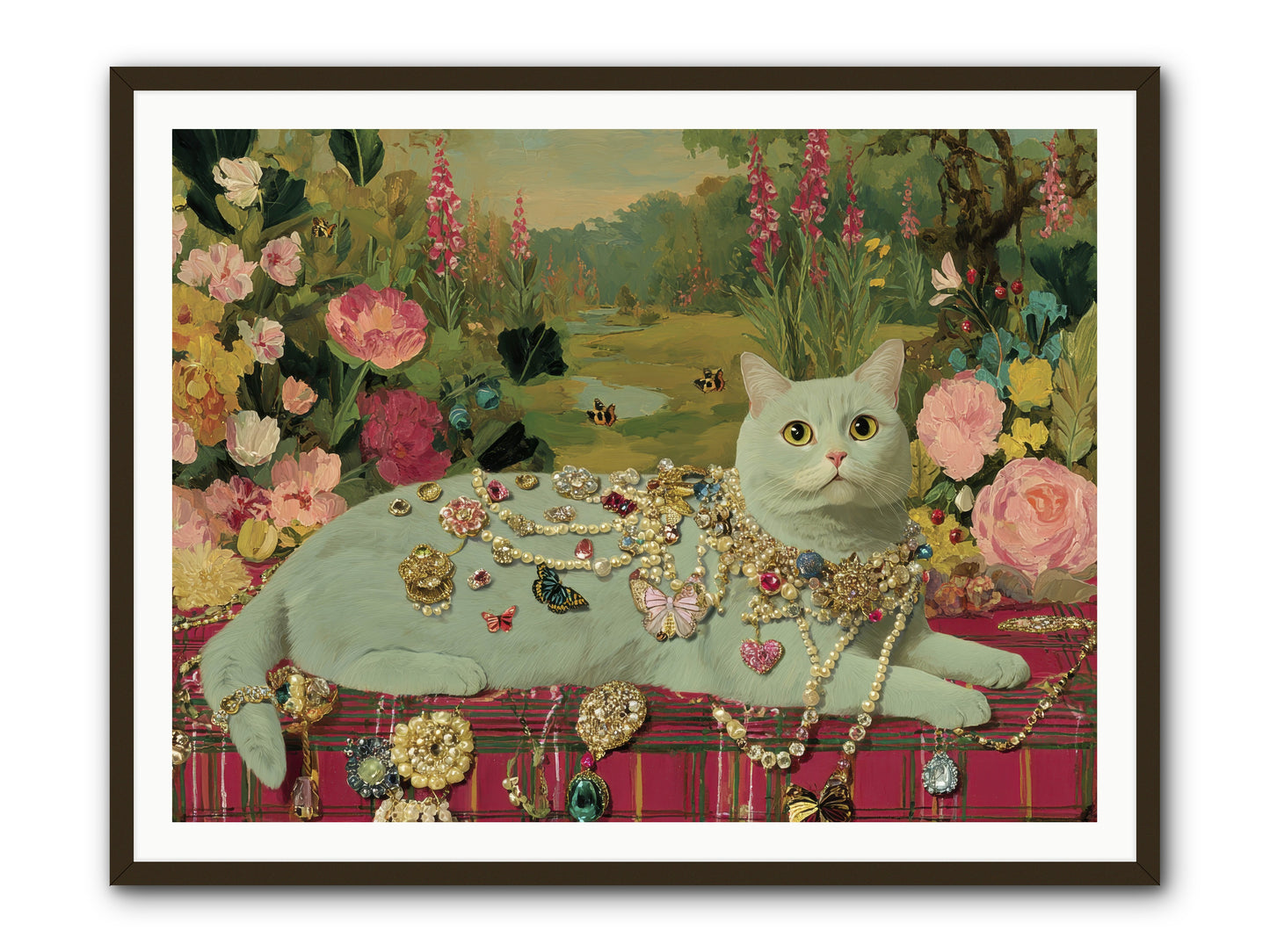 Tea and Tranquility -- Framed Print - Black 48x36