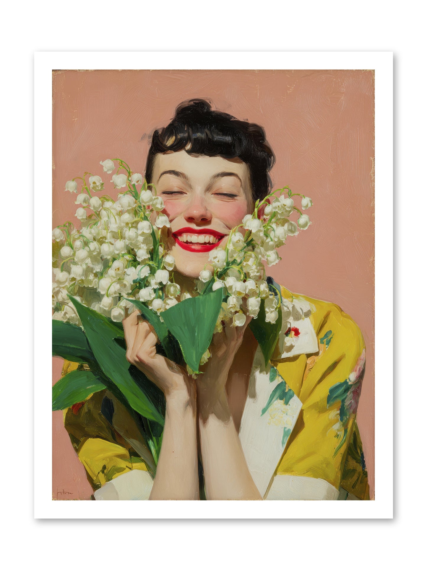 Tea at the Landing -- Paper Print 18x24
