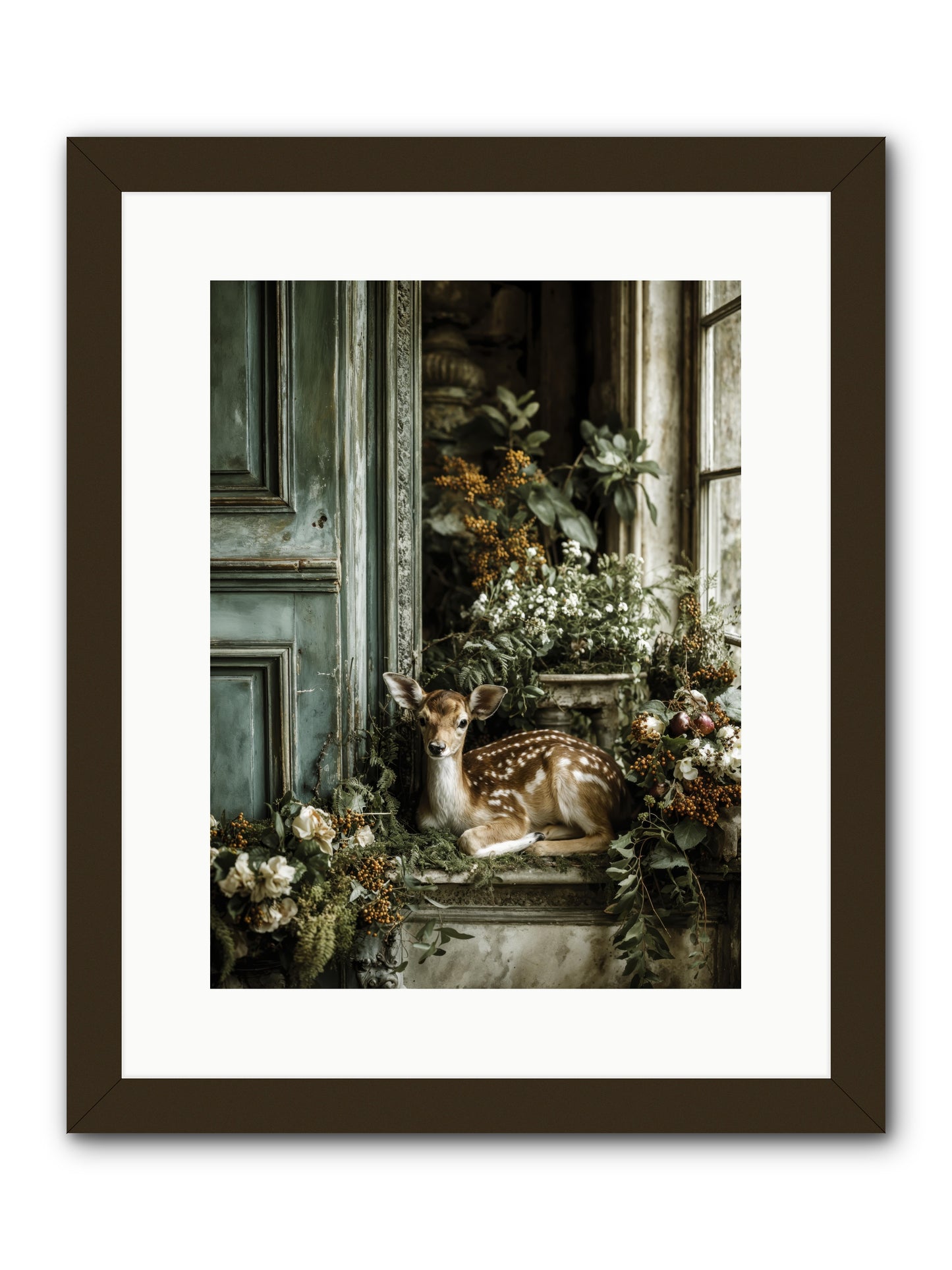 Tea at twighlight  -- Framed Print - Black 12x16