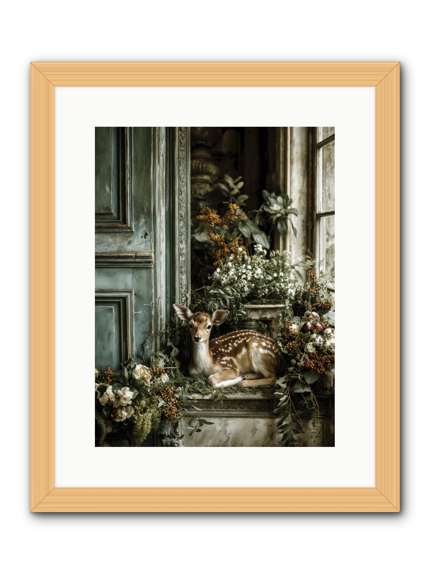Tea at twighlight  -- Framed Print - Natural 12x16