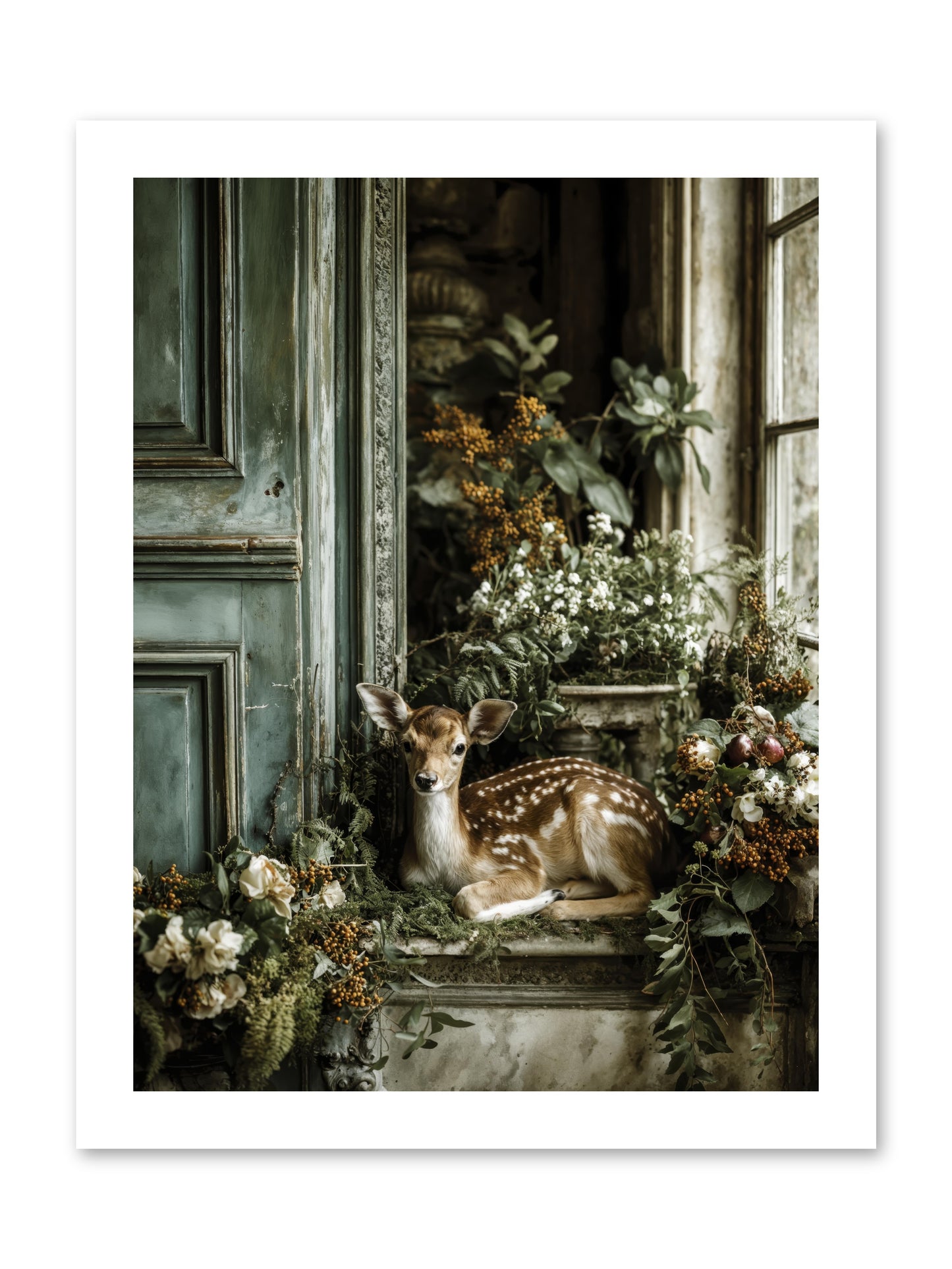 Tea at twighlight  -- Loose Canvas Print 12x16