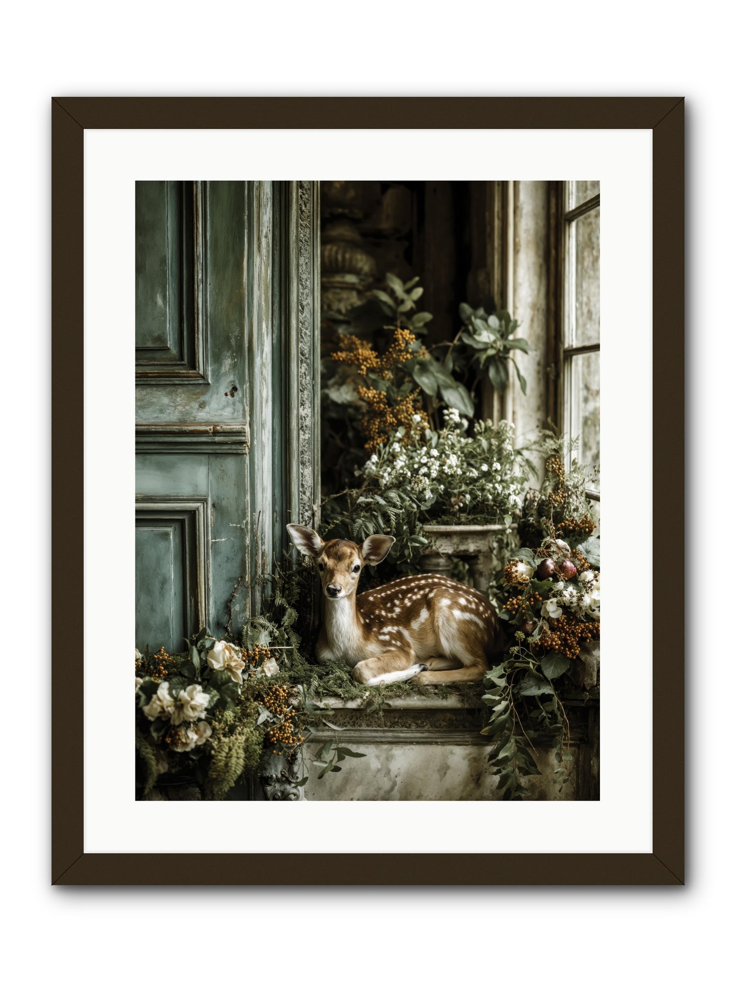 Tea at twighlight  -- Framed Print - Black 18x24