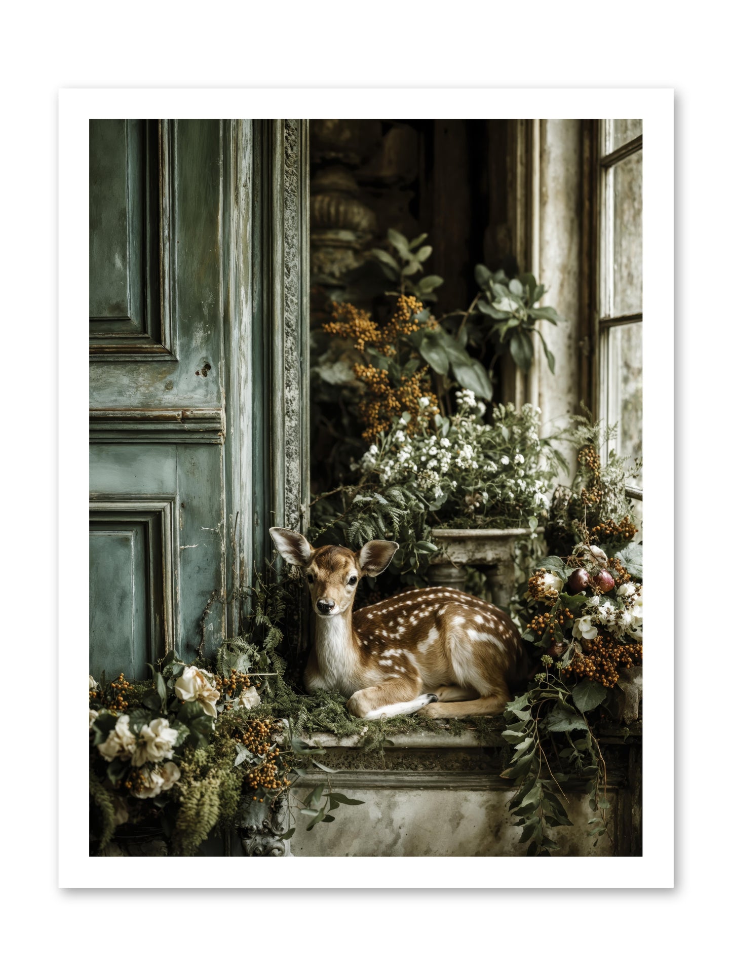 Tea at twighlight  -- Paper Print 18x24