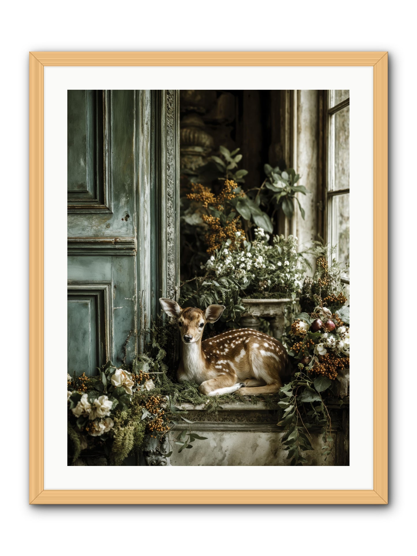 Tea at twighlight  -- Framed Print - Natural 24x32