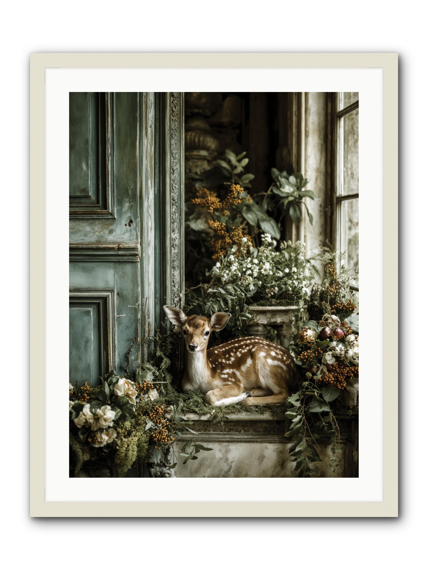 Tea at twighlight  -- Framed Print - White 24x32