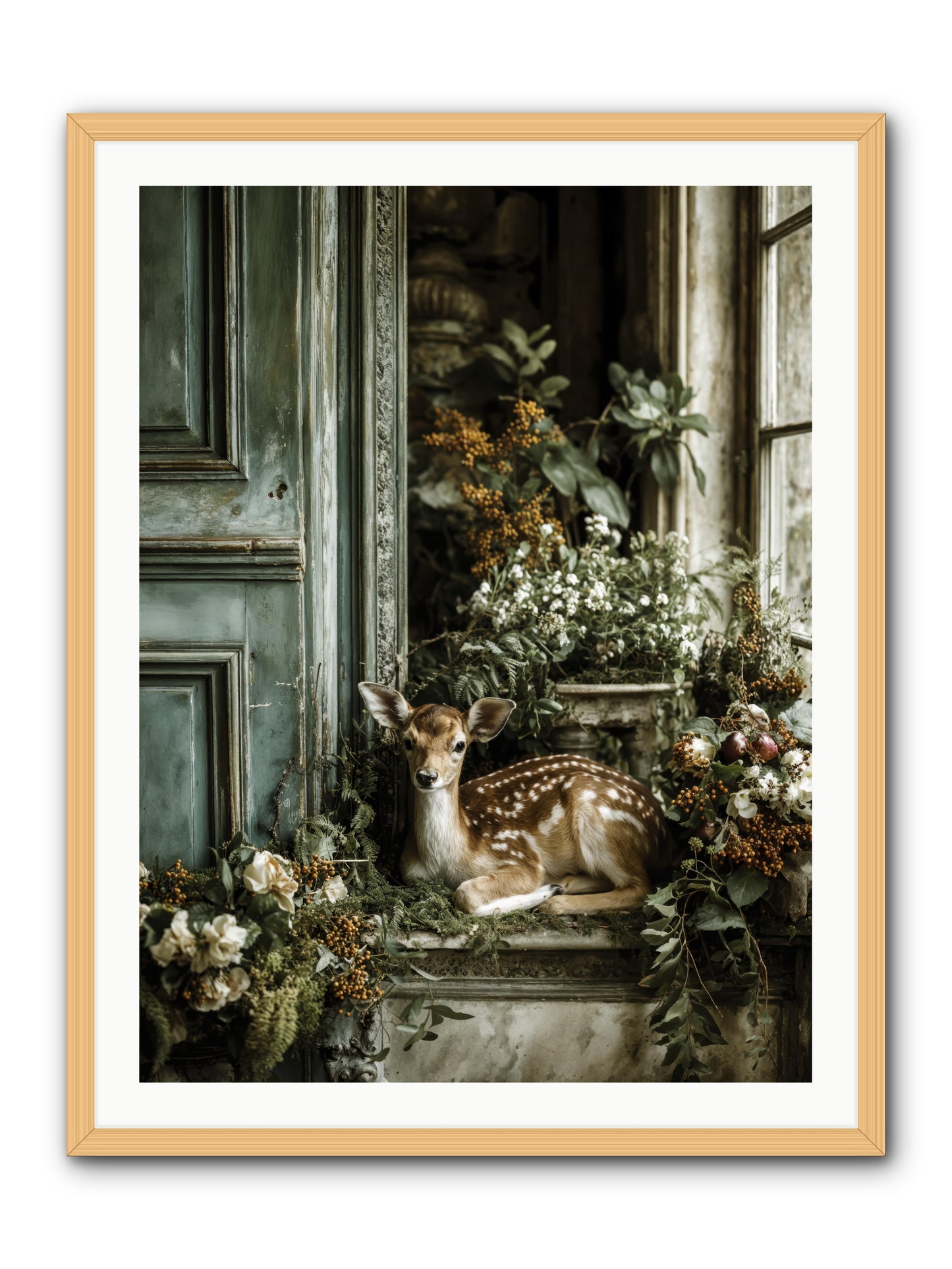 Tea at twighlight  -- Framed Print - Natural 30x40
