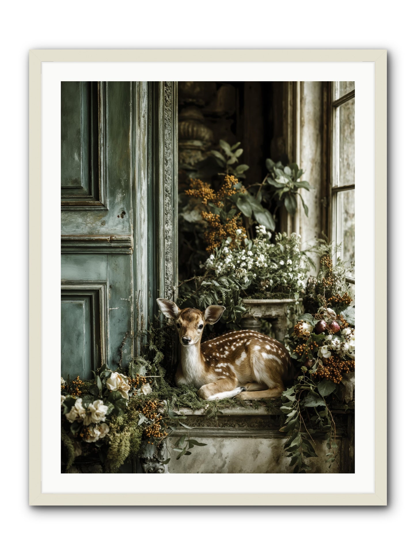 Tea at twighlight  -- Framed Print - White 30x40