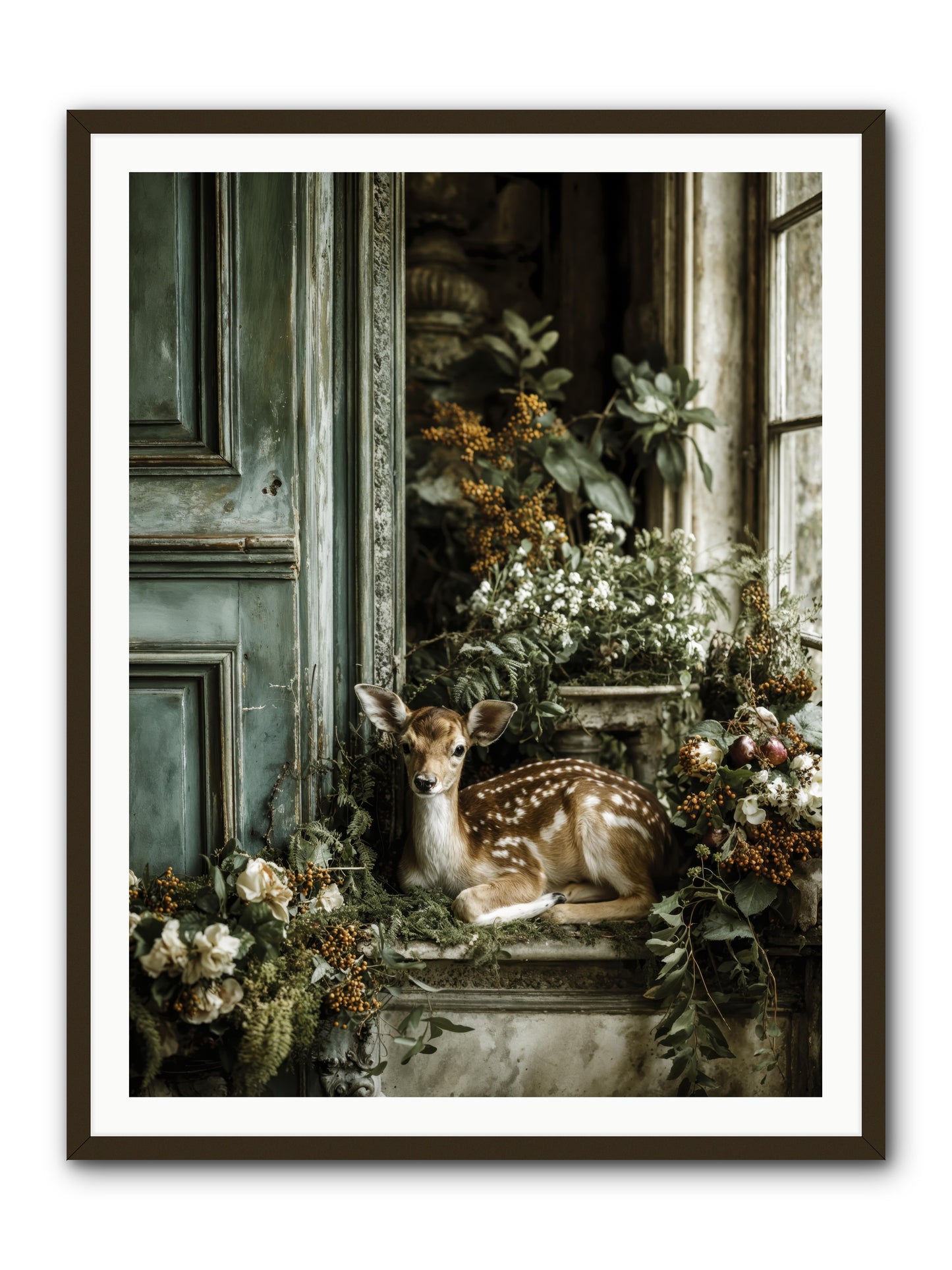 Tea at twighlight  -- Framed Print - Black 36x48