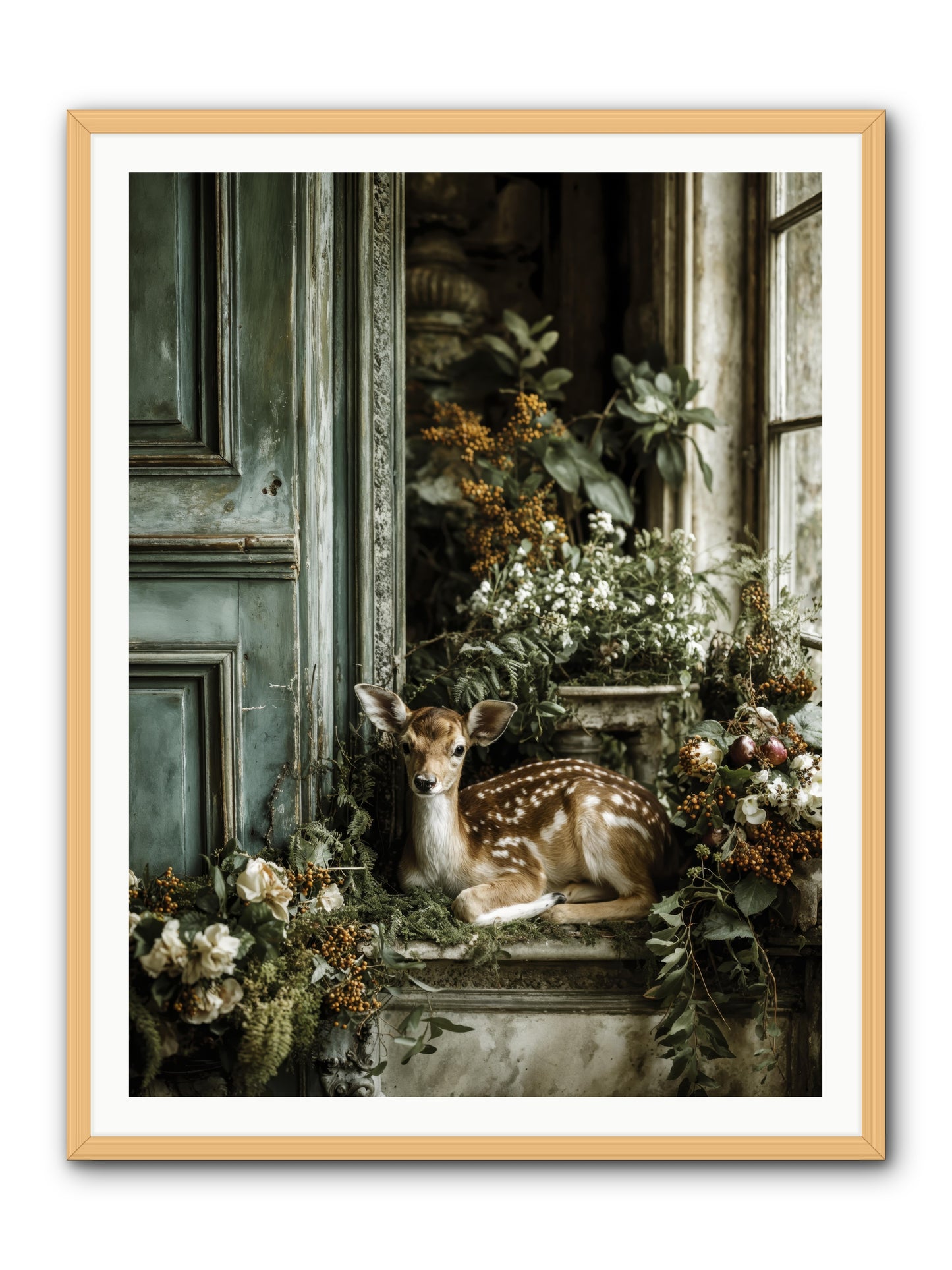 Tea at twighlight  -- Framed Print - Natural 36x48
