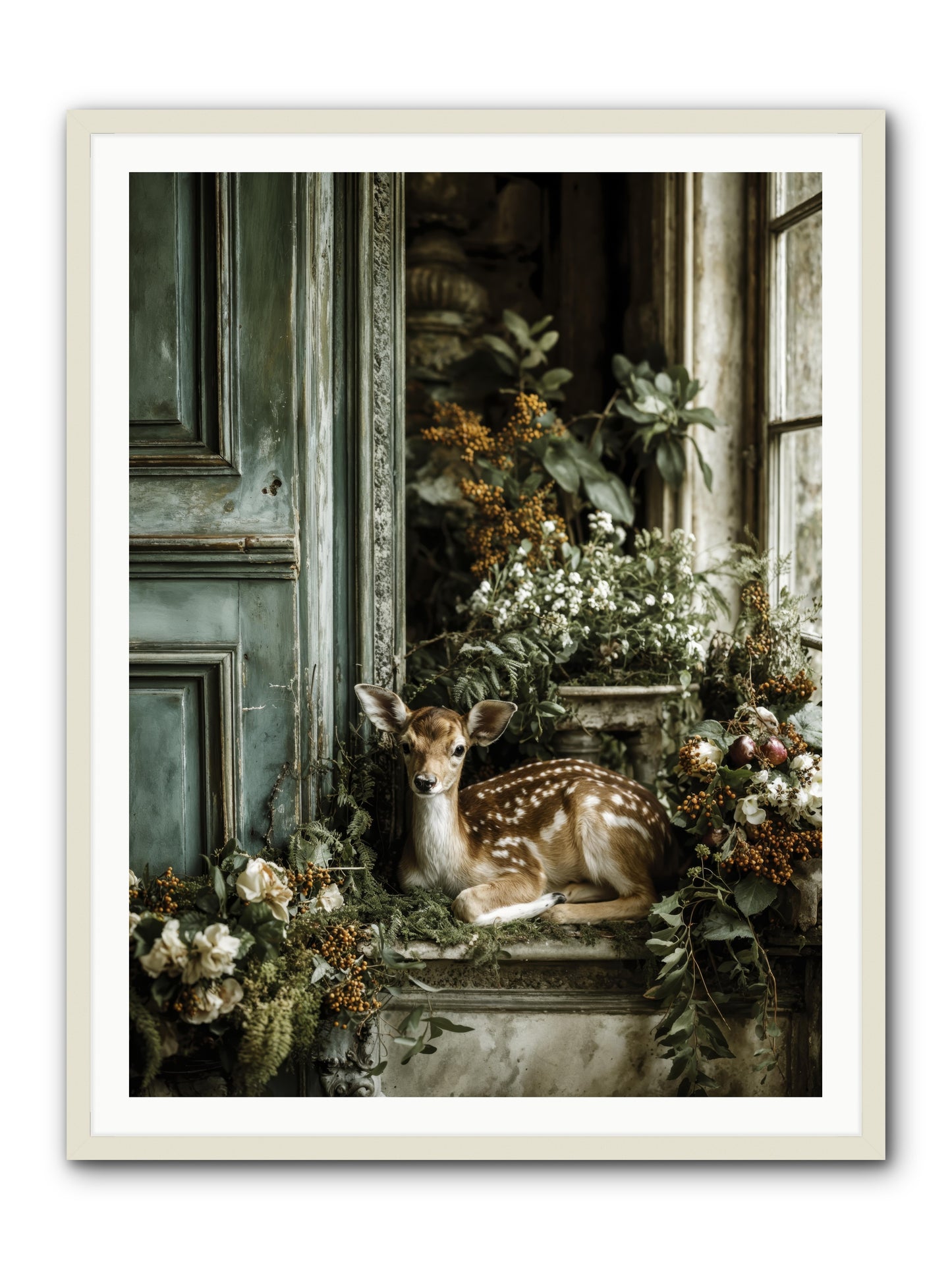 Tea at twighlight  -- Framed Print - White 36x48