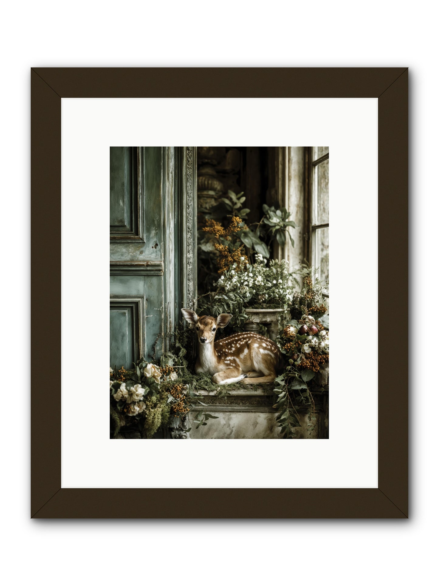 Tea at twighlight  -- Framed Print - Black 9x12