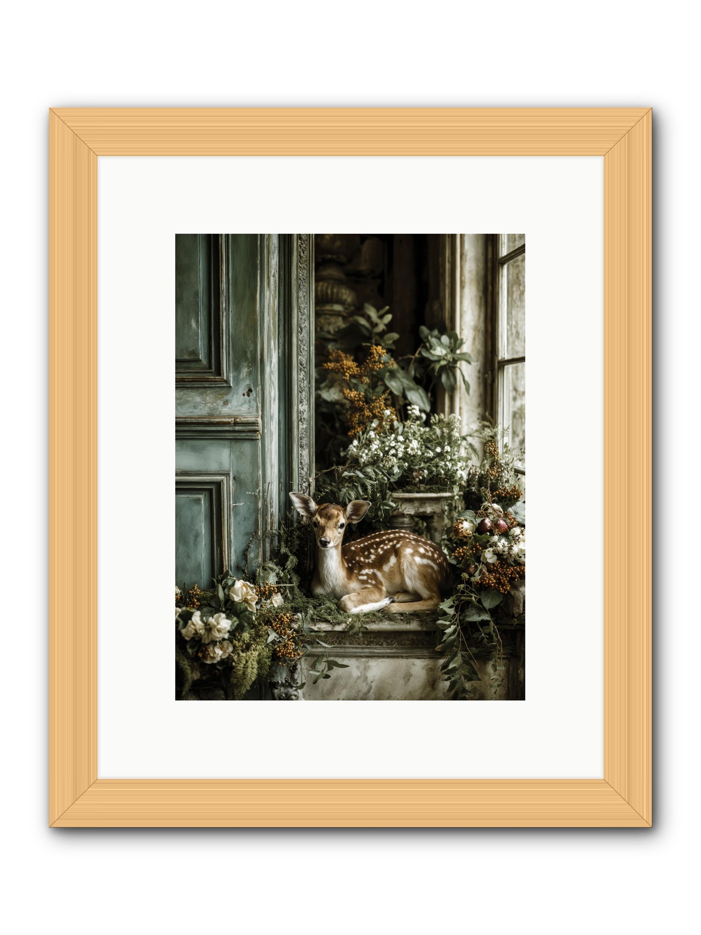Tea at twighlight  -- Framed Print - Natural 9x12
