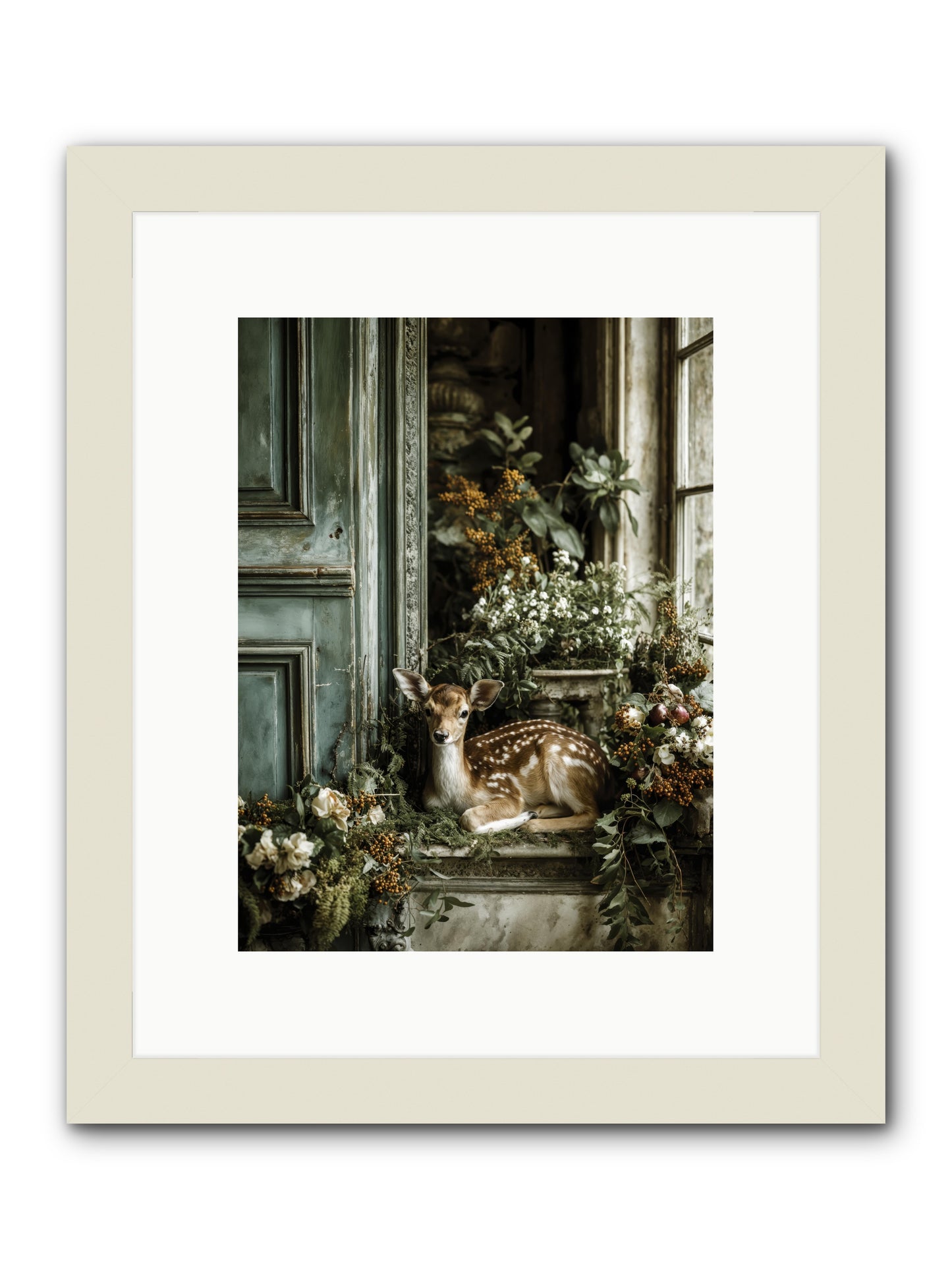 Tea at twighlight  -- Framed Print - White 9x12
