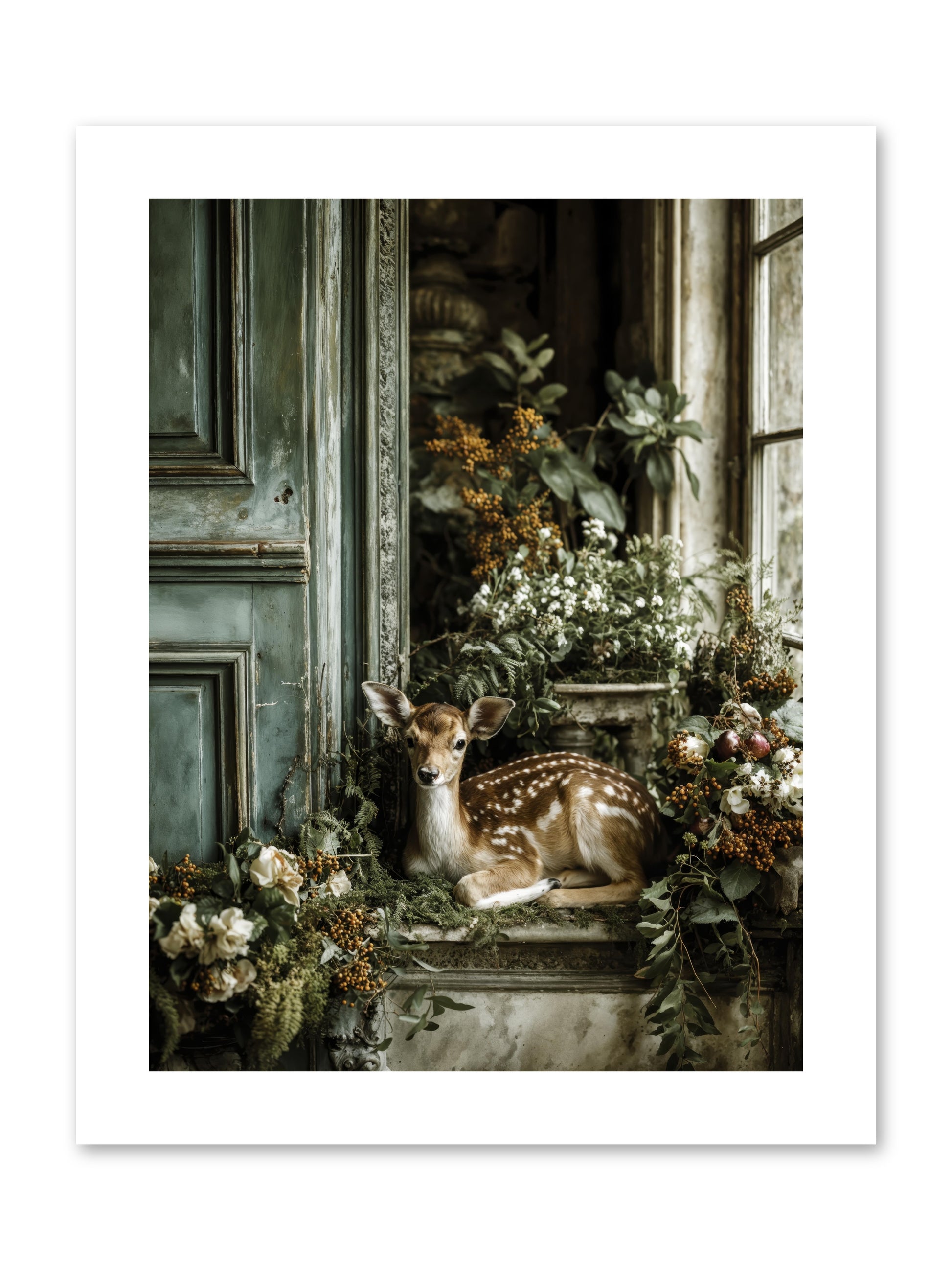 Tea at twighlight  -- Paper Print 9x12