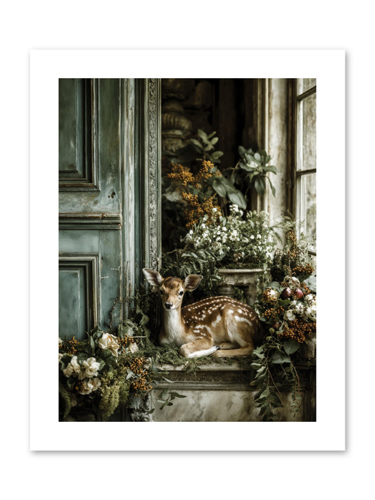 Tea at twighlight  -- Paper Print 9x12