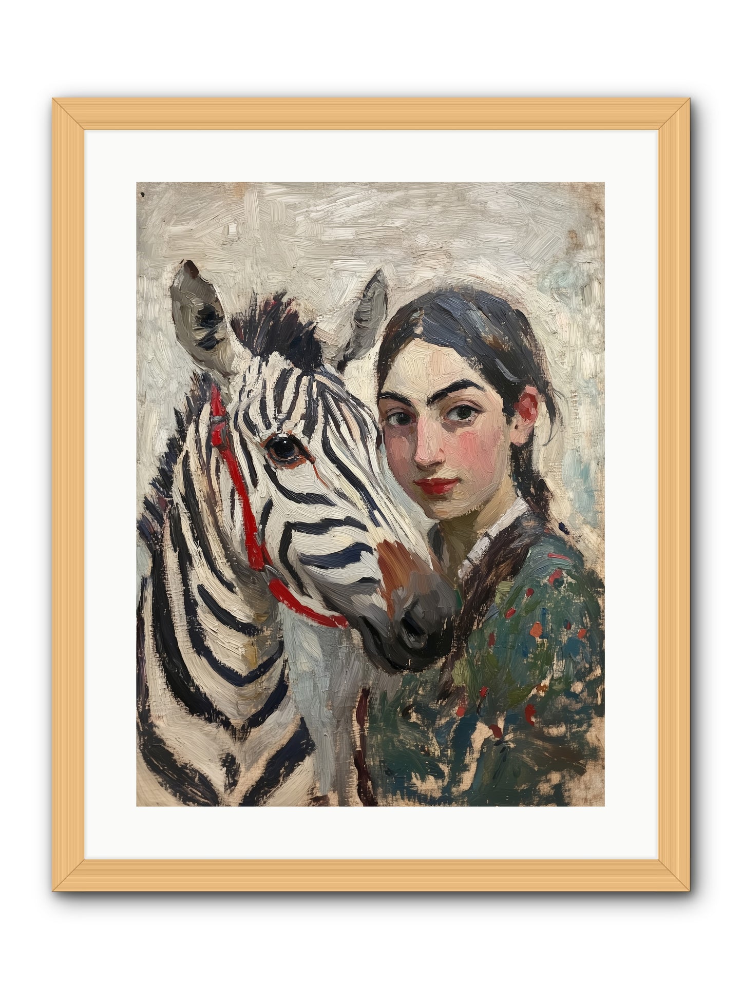 Teacake Tuesday -- Framed Print - Natural 18x24
