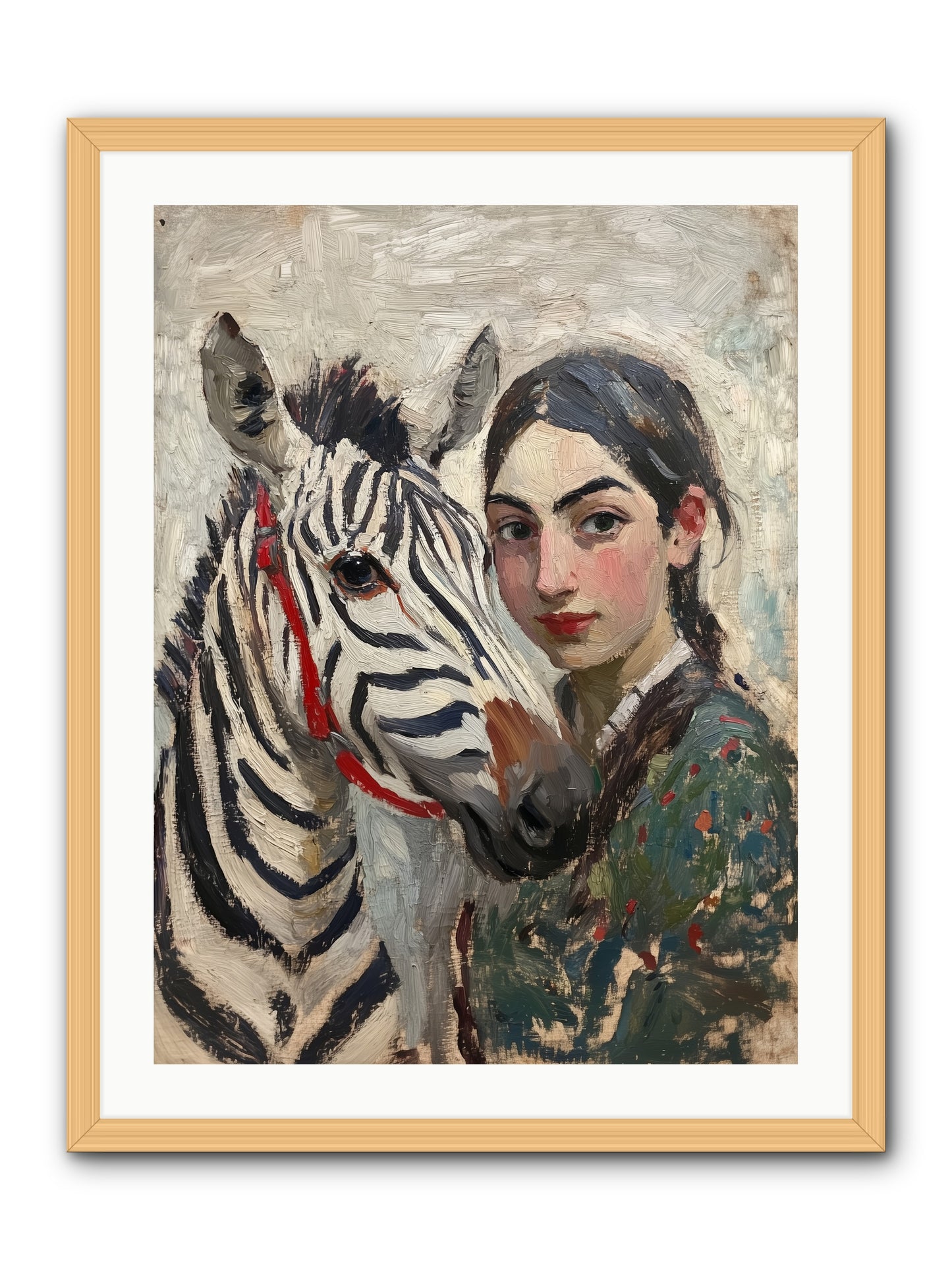 Teacake Tuesday -- Framed Print - Natural 24x32