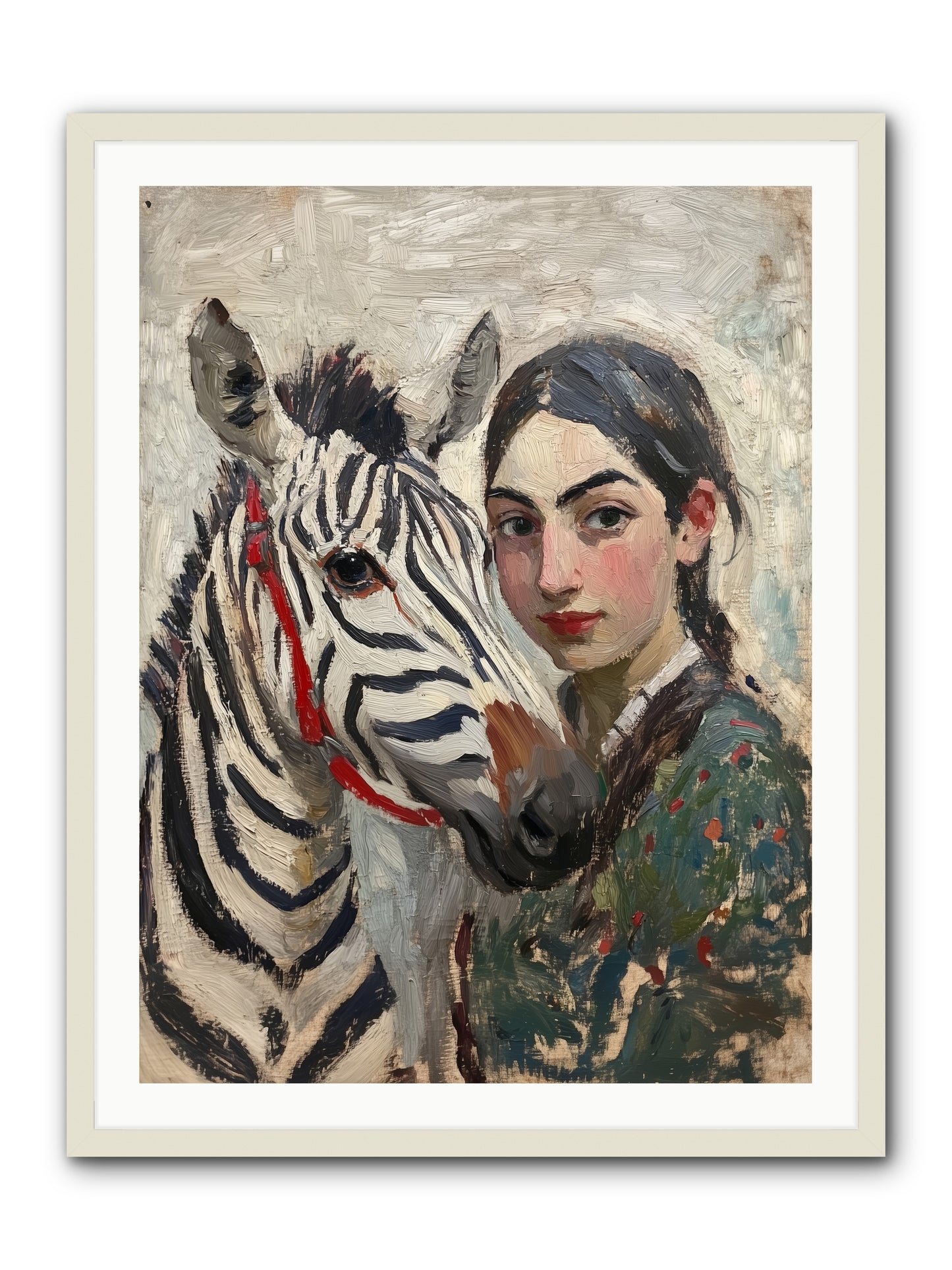 Teacake Tuesday -- Framed Print - White 30x40