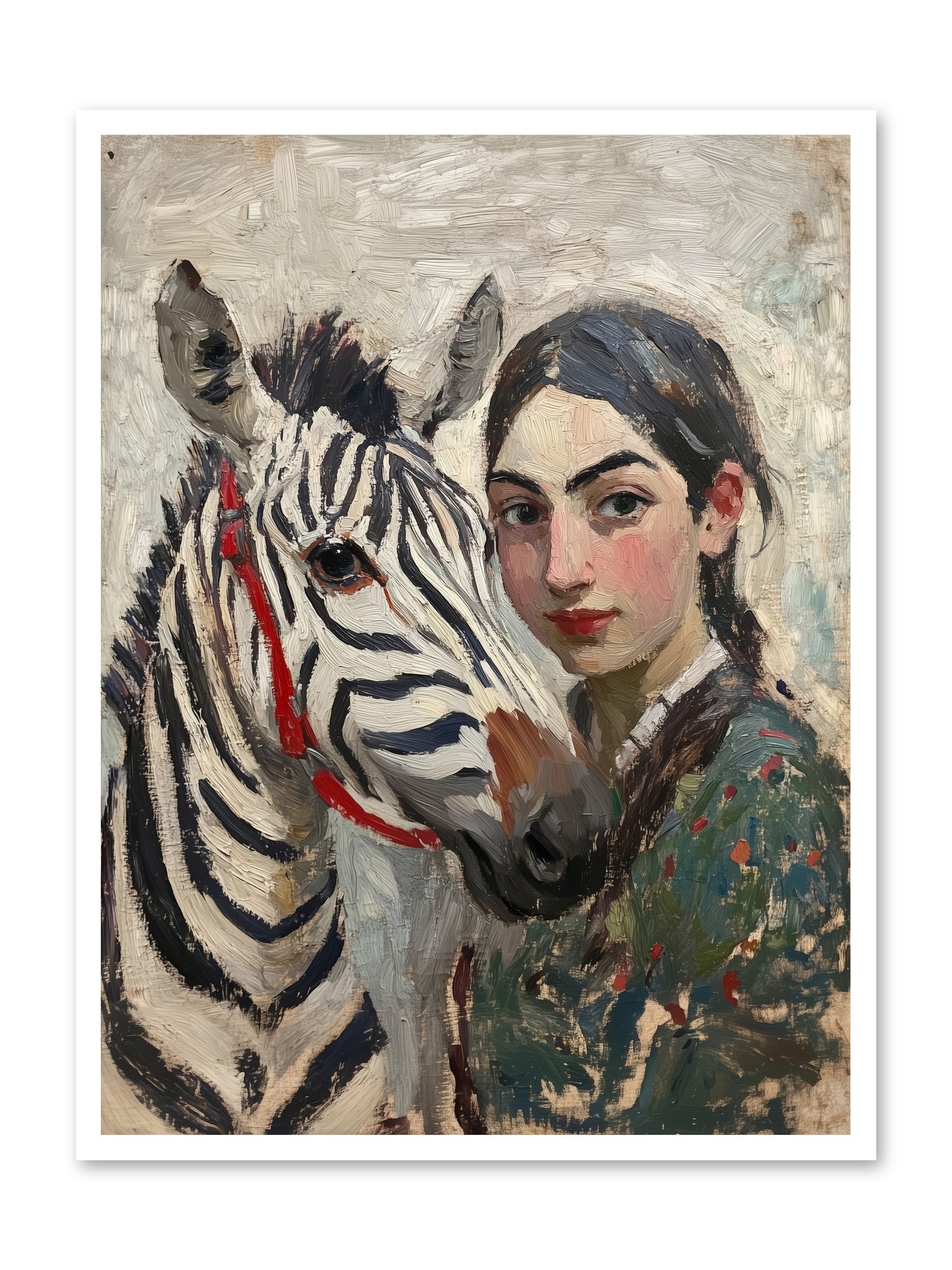 Teacake Tuesday -- Loose Canvas Print 30x40