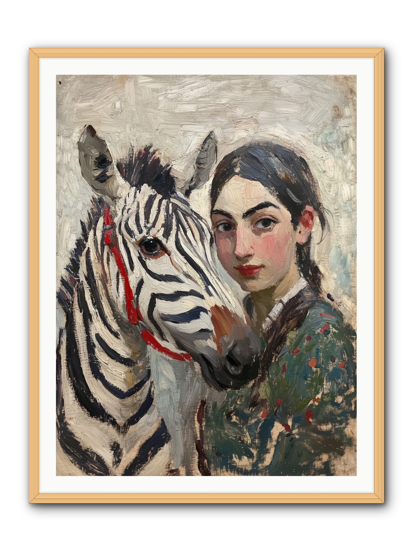 Teacake Tuesday -- Framed Print - Natural 36x48