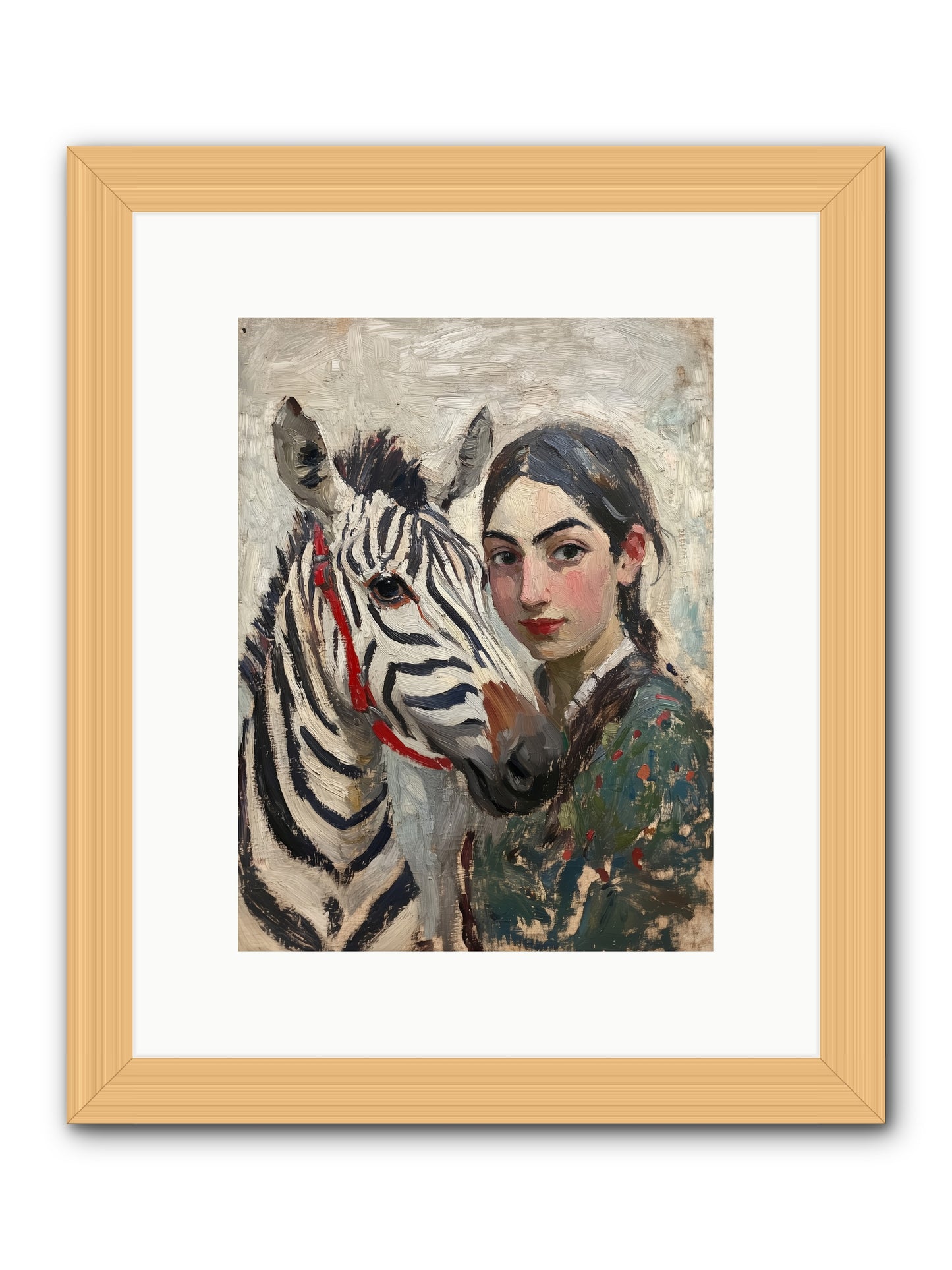 Teacake Tuesday -- Framed Print - Natural 9x12