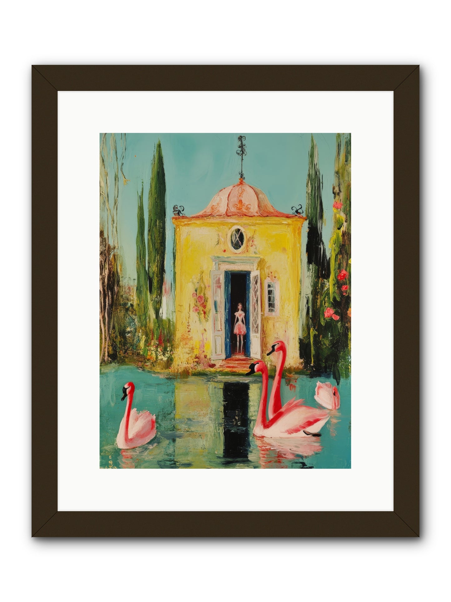 Teaching Wild GraceRez2 -- Framed Print - Black 12x16
