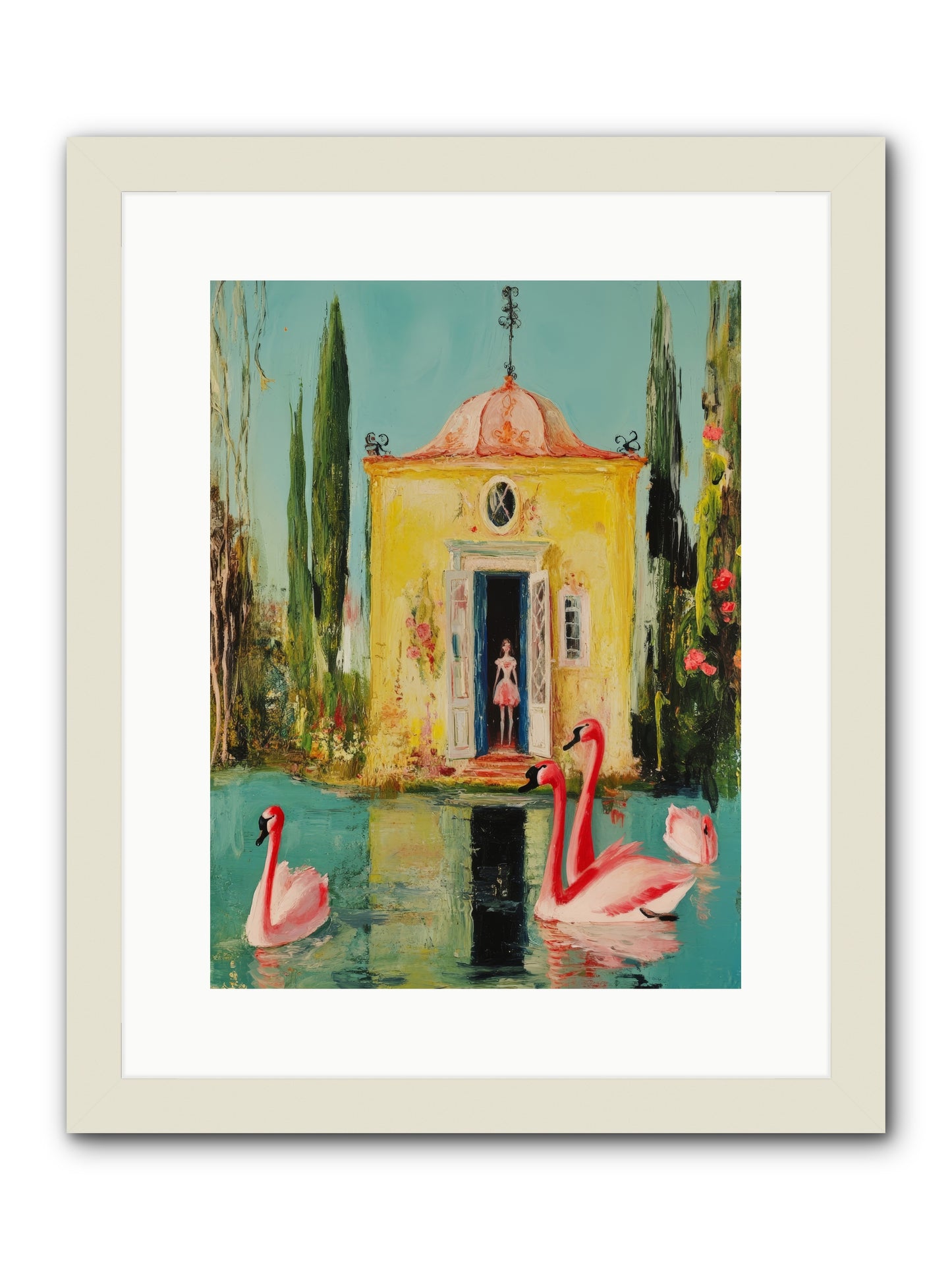 Teaching Wild GraceRez2 -- Framed Print - White 12x16