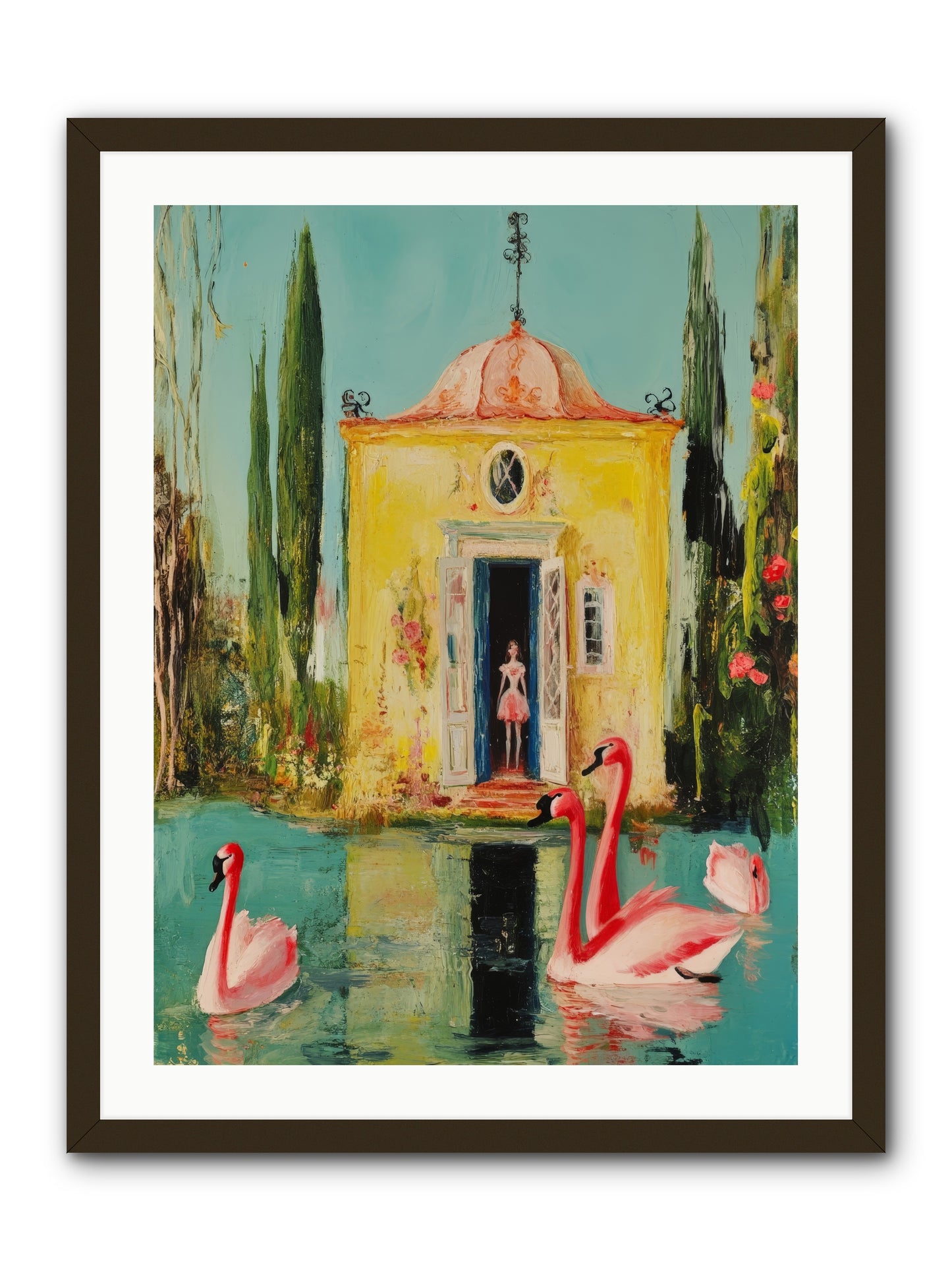 Teaching Wild GraceRez2 -- Framed Print - Black 24x32