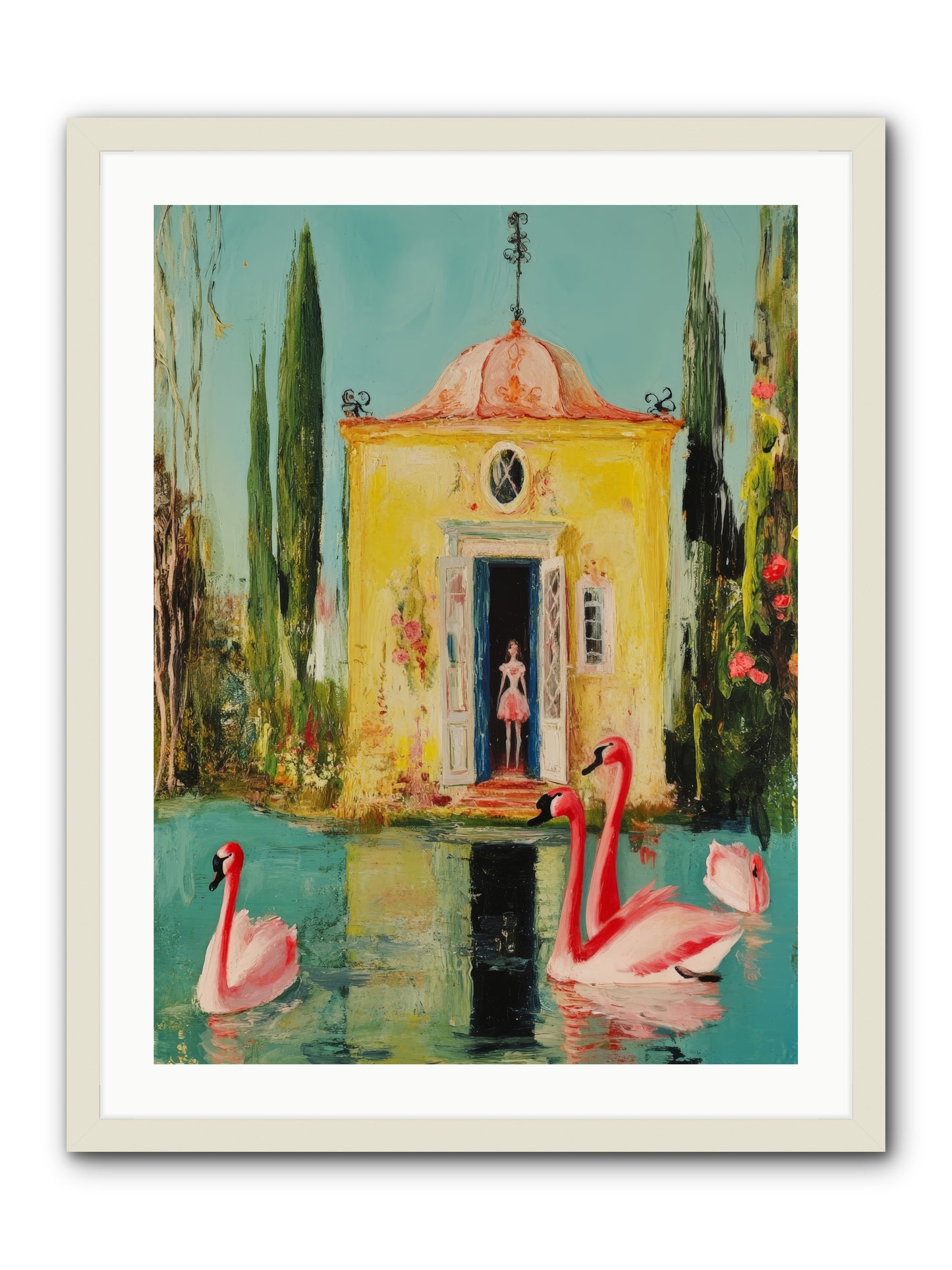 Teaching Wild GraceRez2 -- Framed Print - White 24x32