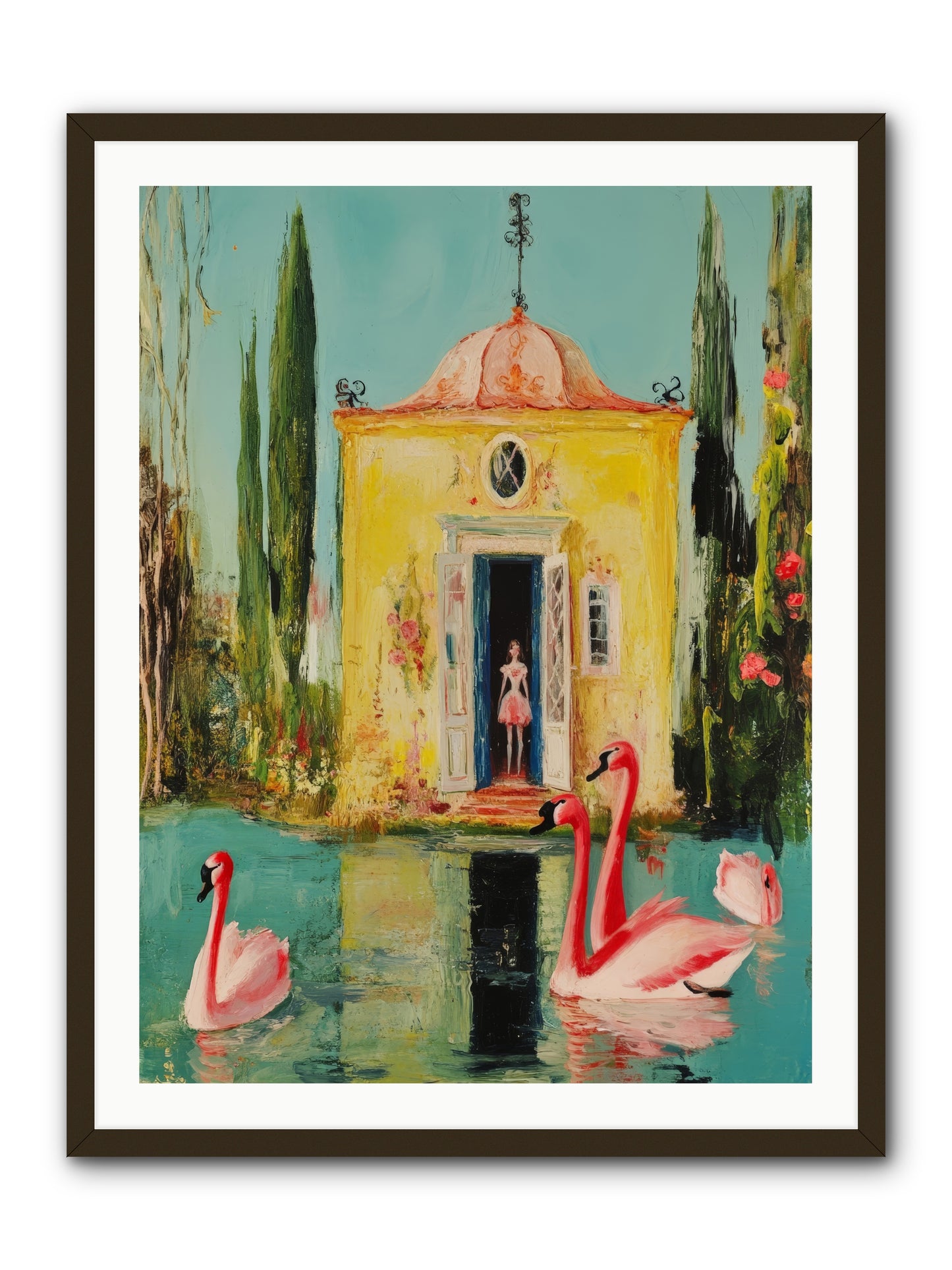 Teaching Wild GraceRez2 -- Framed Print - Black 30x40