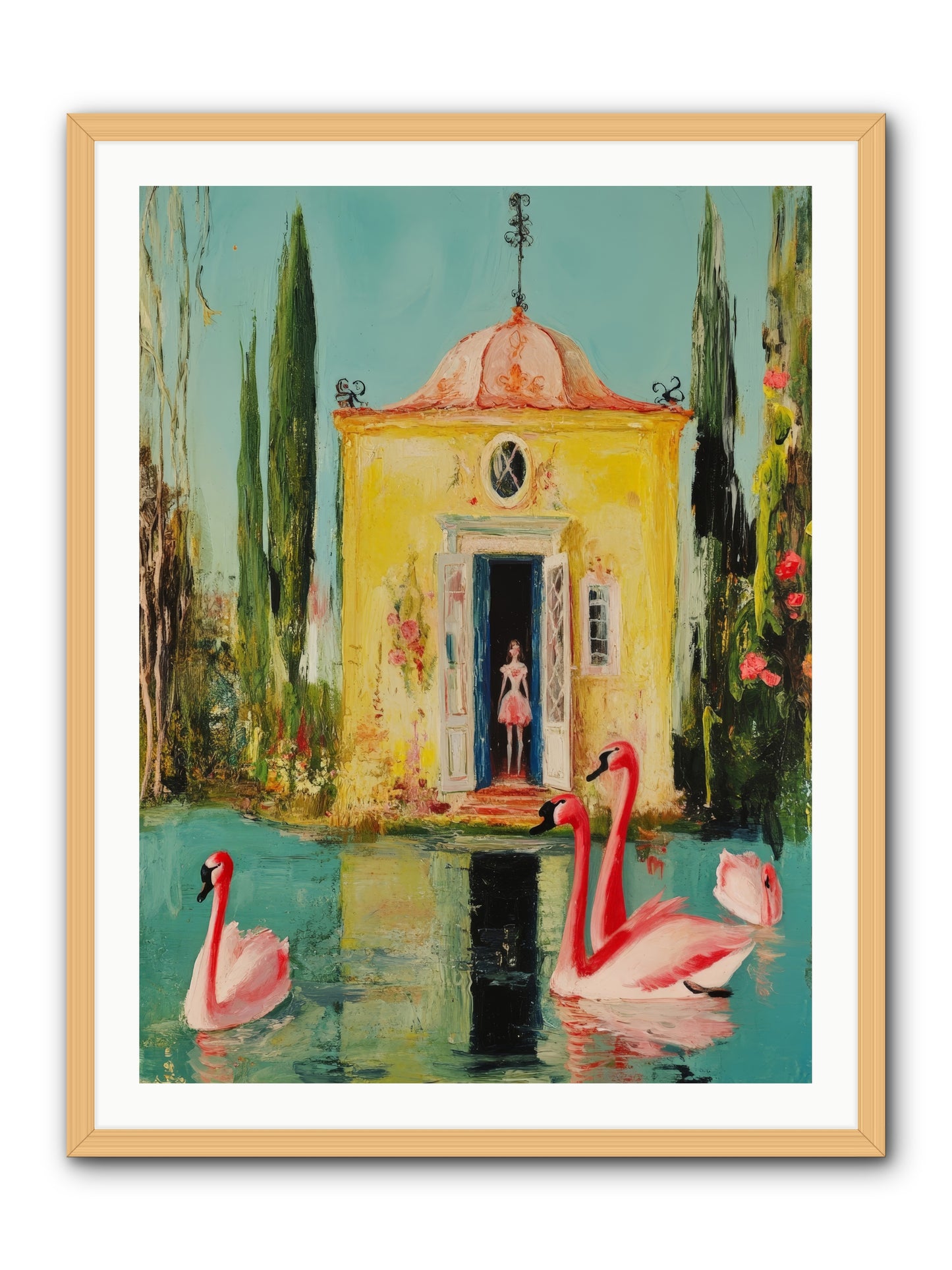 Teaching Wild GraceRez2 -- Framed Print - Natural 30x40