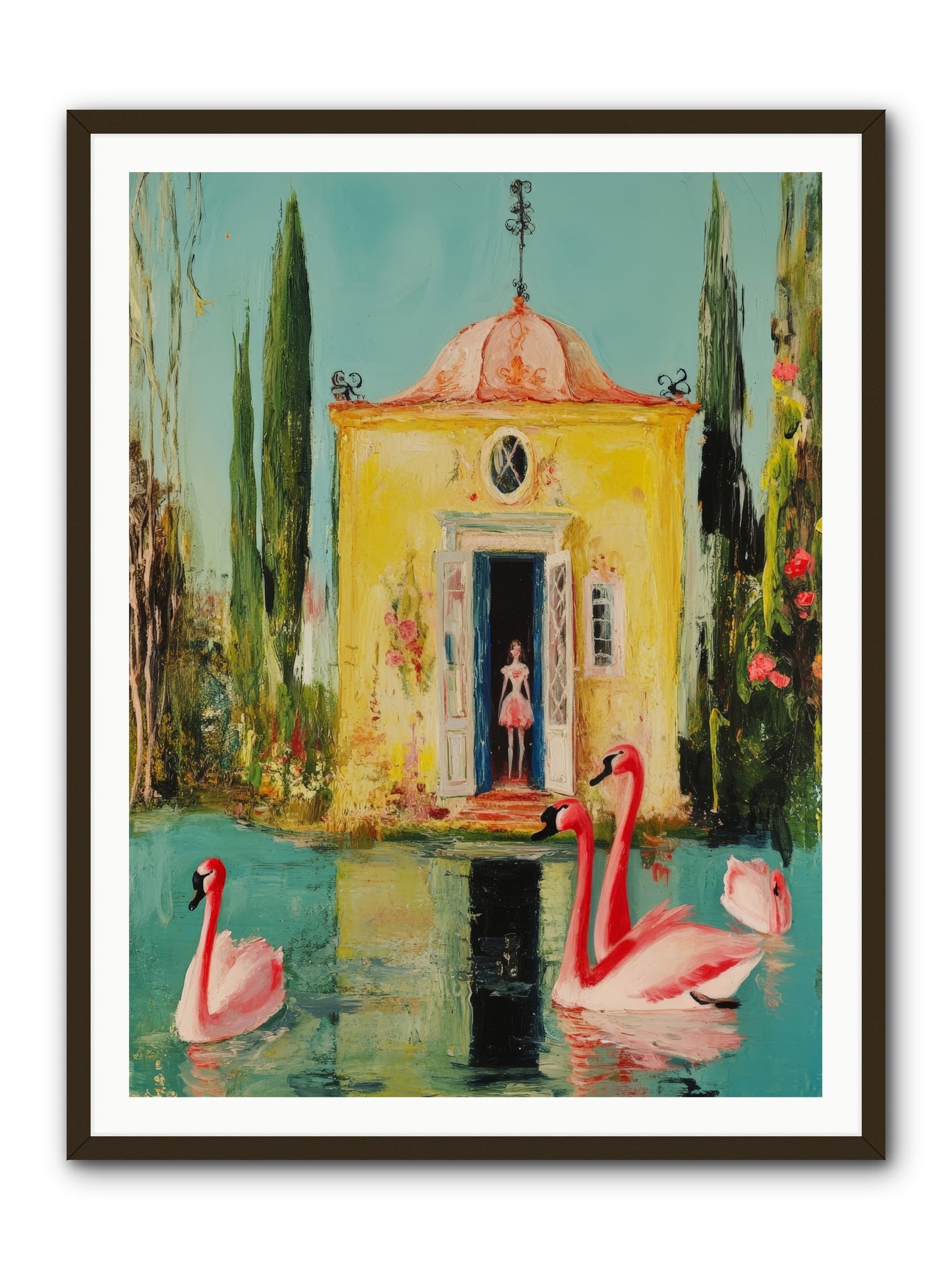 Teaching Wild GraceRez2 -- Framed Print - Black 36x48